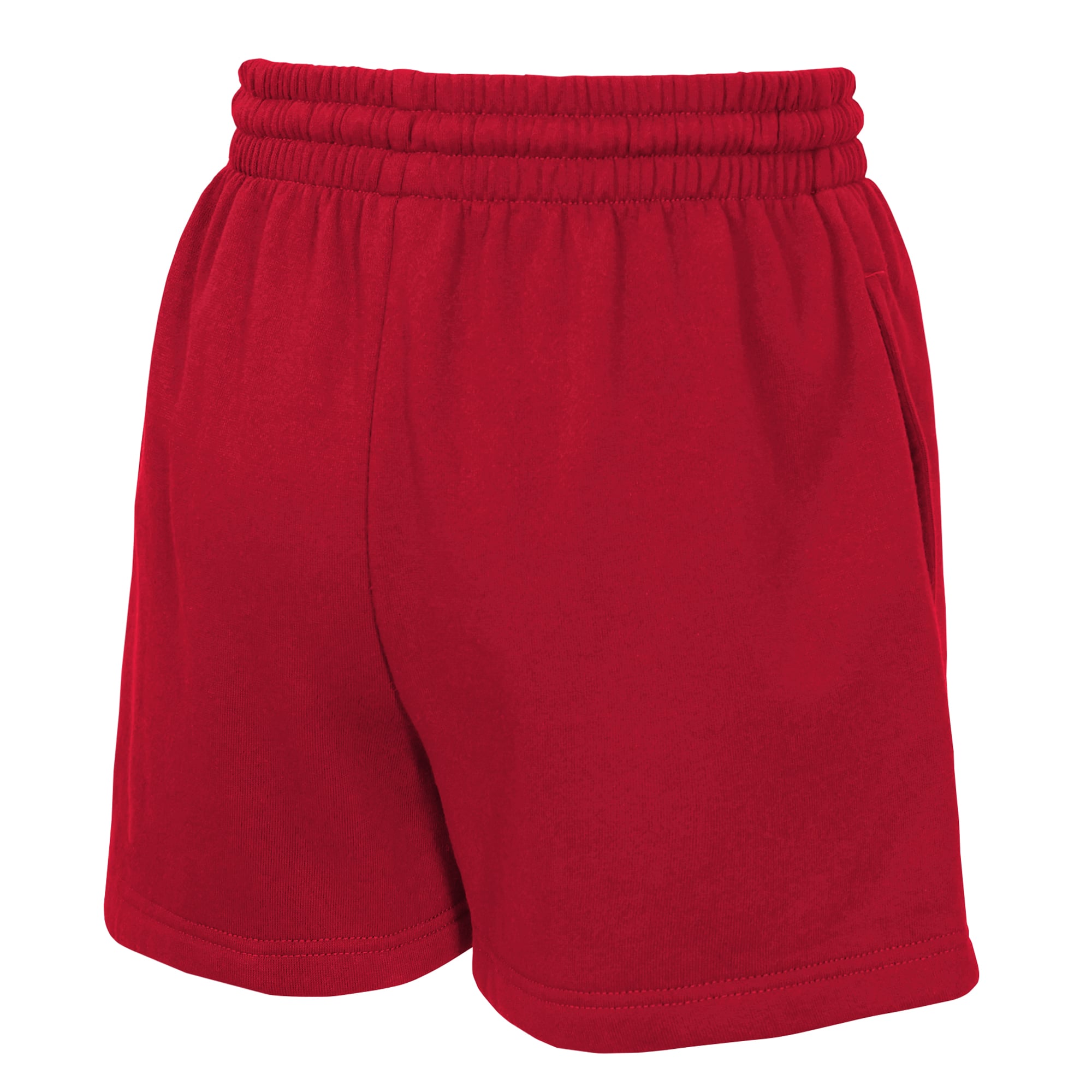 Girls Youth WEAR by Erin Andrews  Scarlet San Francisco 49ers Red Zone Fleece V-Neck Sweatshirt and Shorts Set