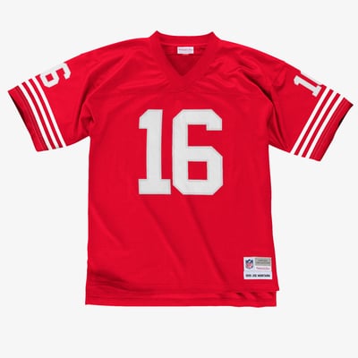 Joe Montana San Francisco 49ers 1990 Mitchell & Ness Red Legacy Jersey