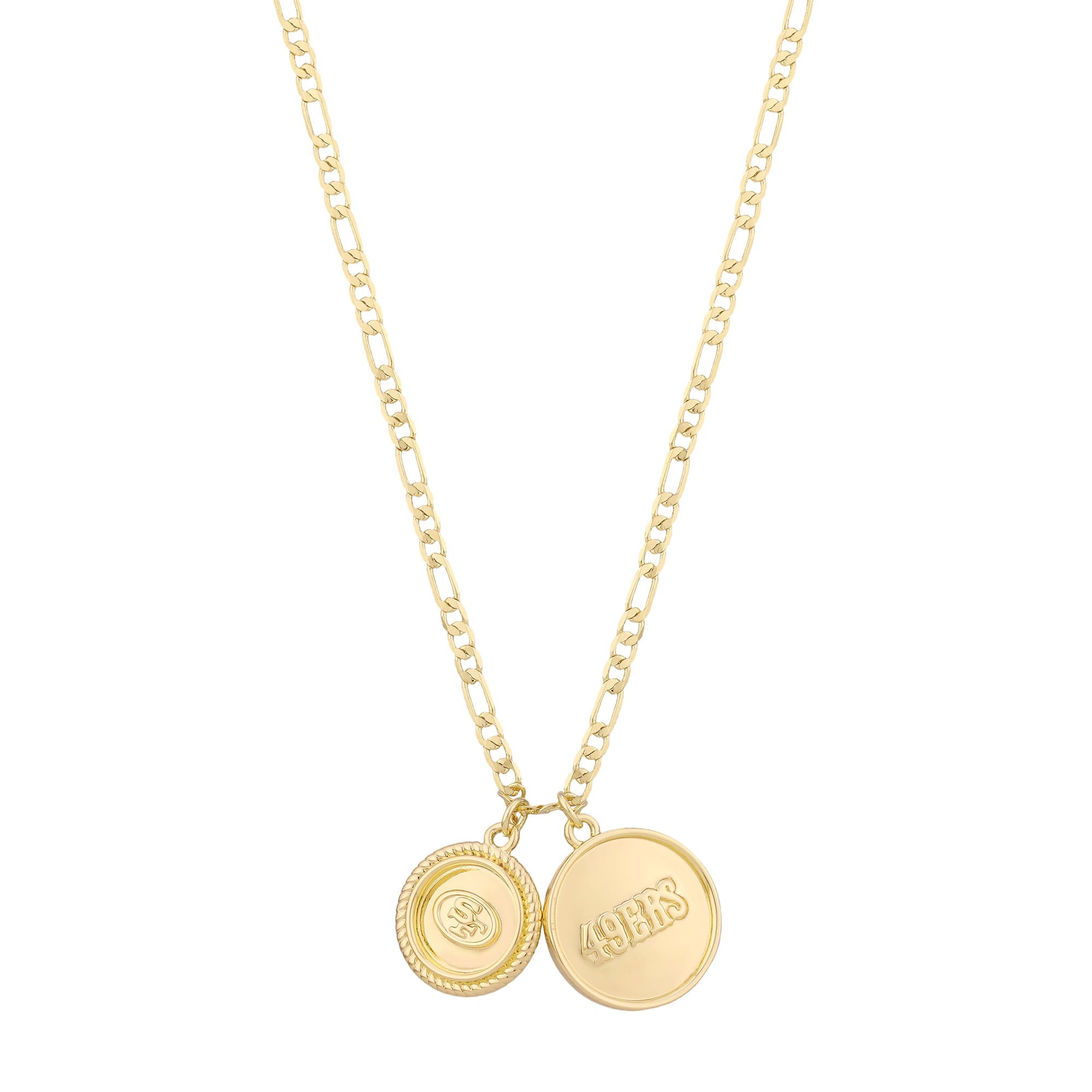 Collier LUV AJ San Francisco 49ers avec logo double pièce