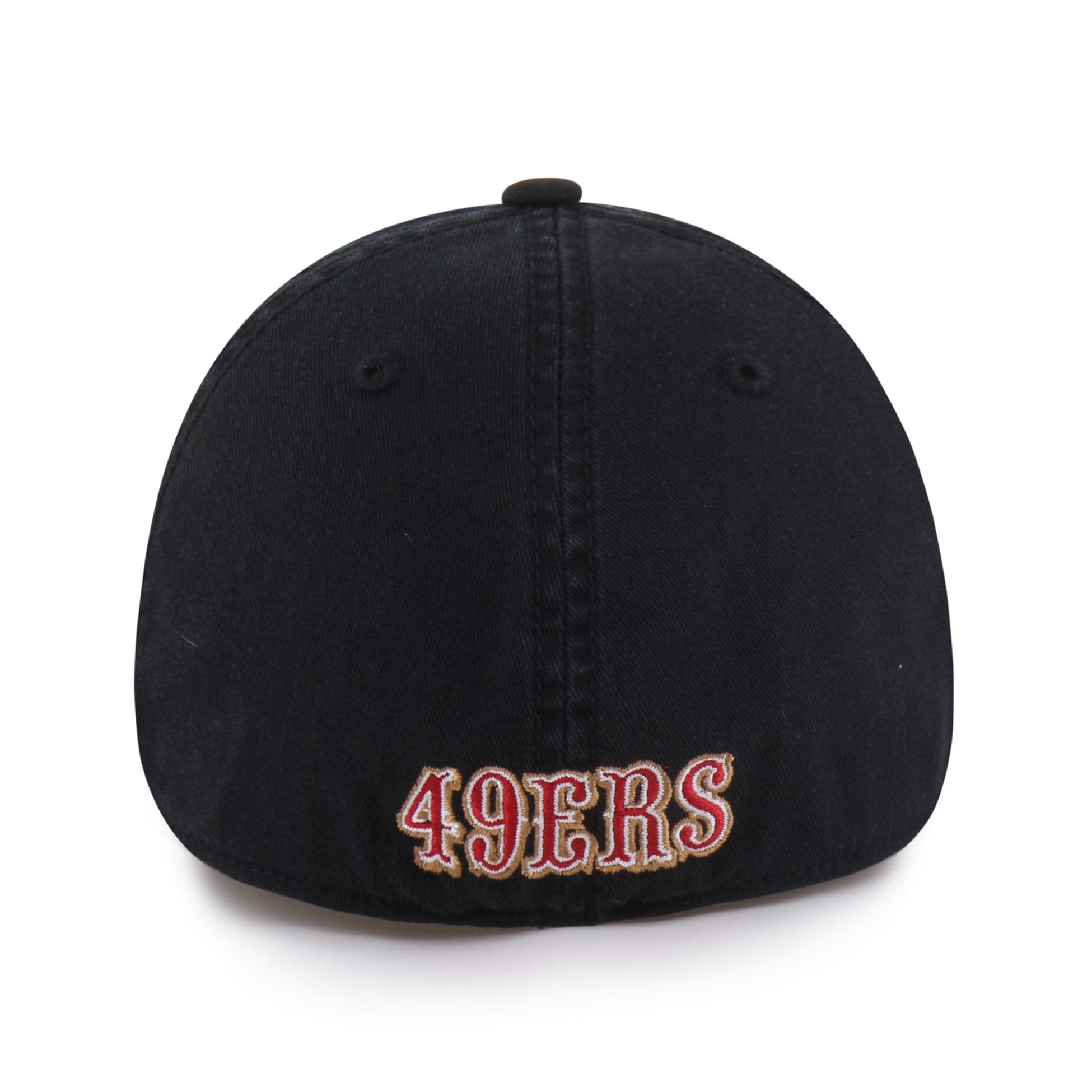 Casquette ajustée pour homme, noire, logo de la franchise des 49ers San Francisco, modèle 47