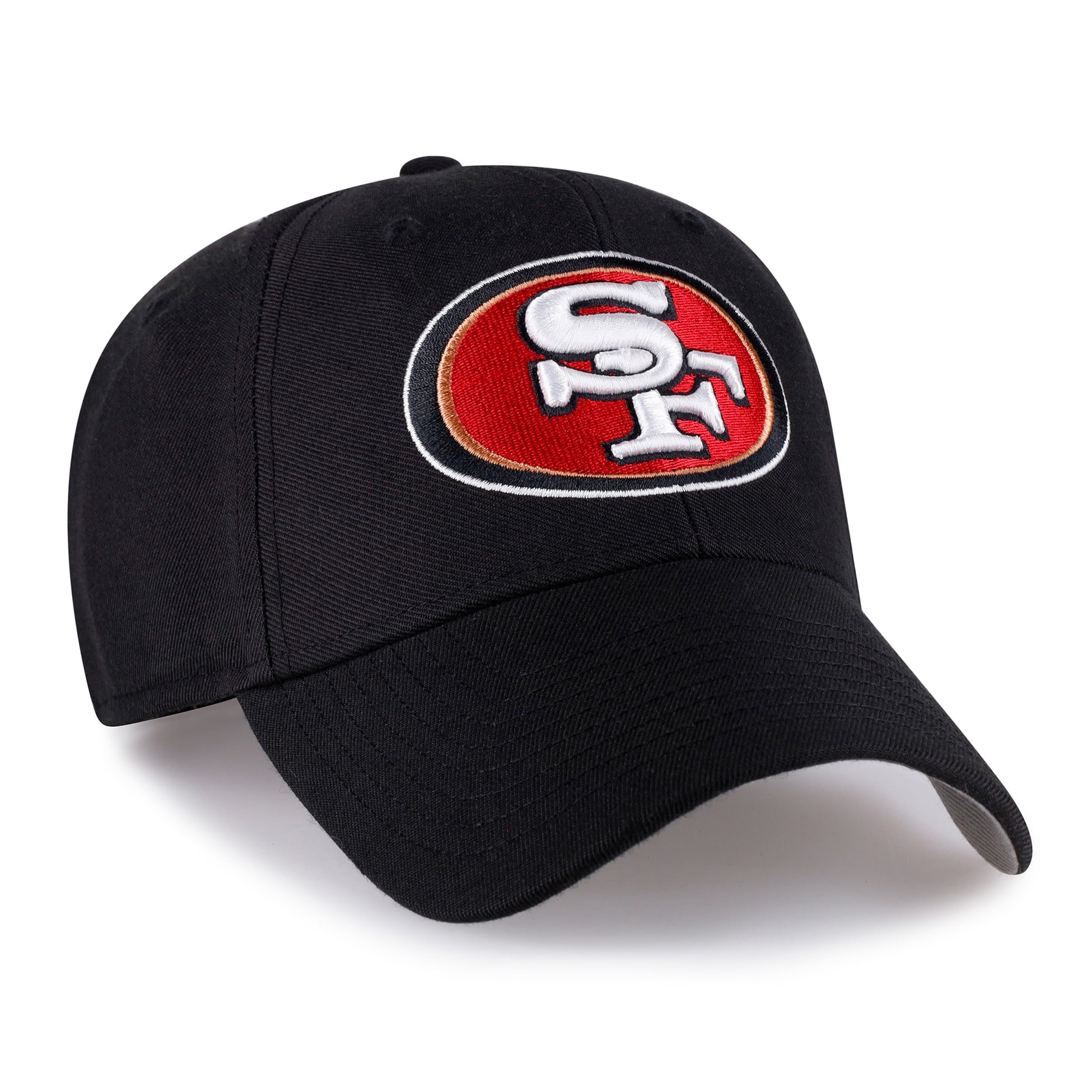 Casquette ajustable noire pour homme des 49ers de San Francisco, modèle 47, MVP