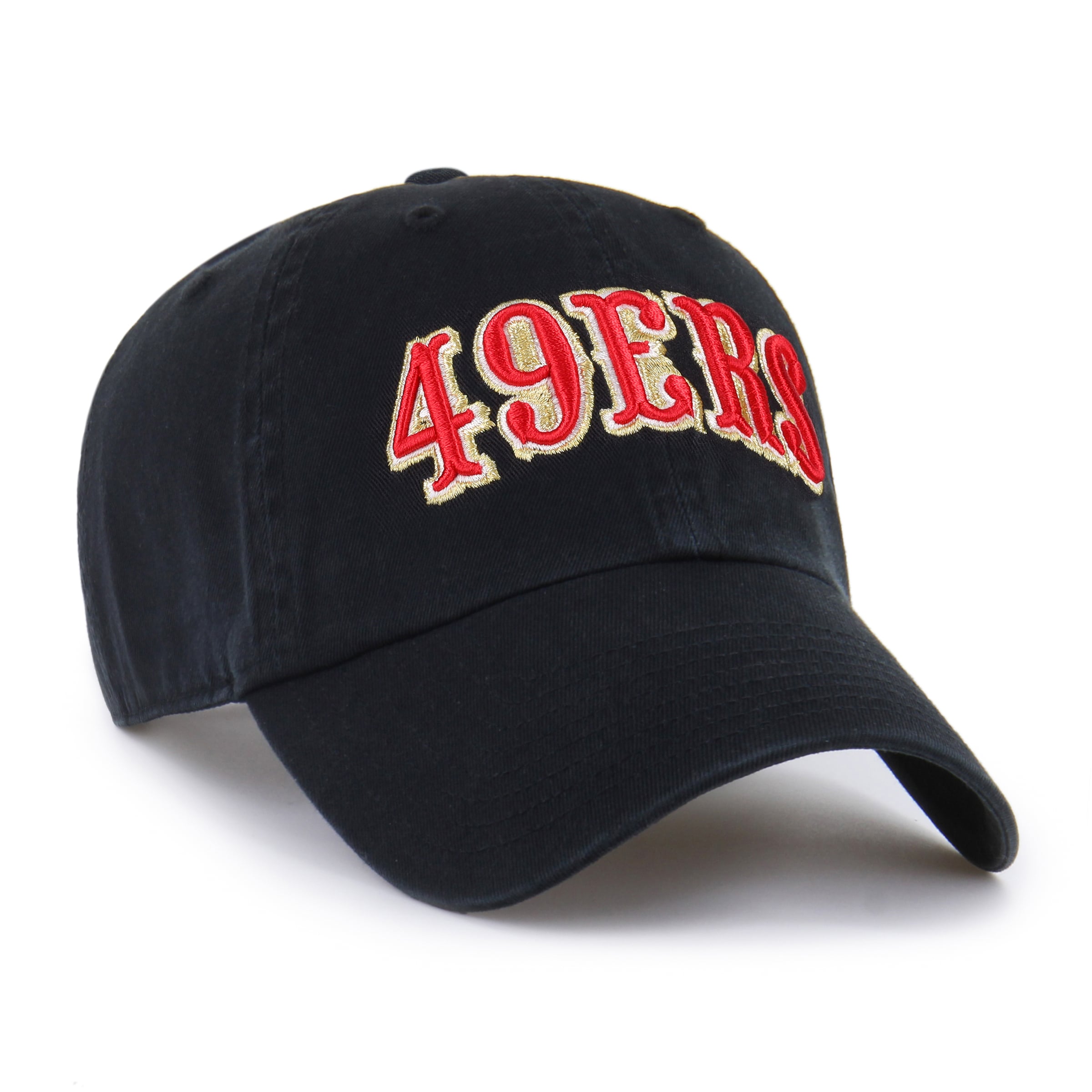 Men's '47 Black San Francisco 49ers Rivalries Collection Clean Up Adjustable Hat