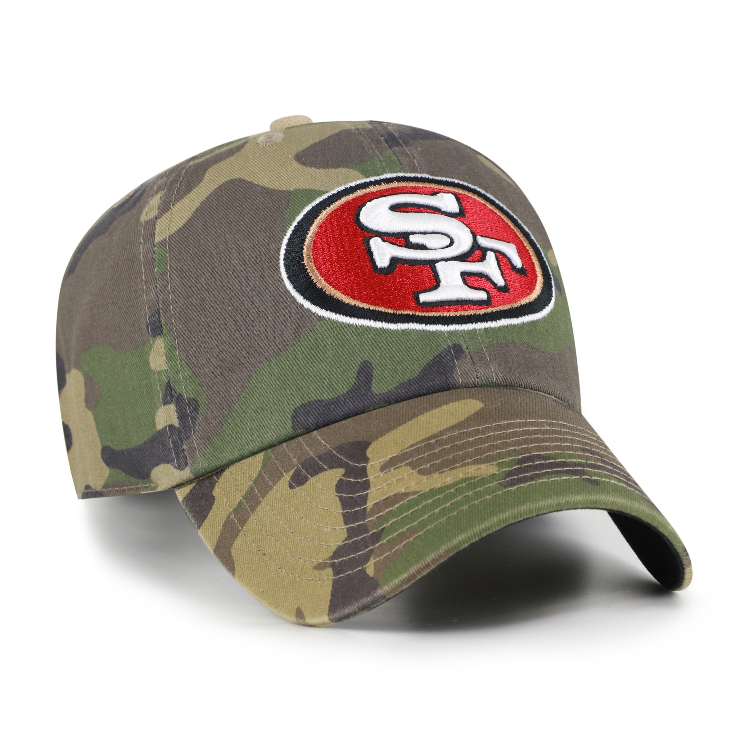 Casquette ajustable pour homme '47 Camo San Francisco 49ers Woodland Clean Up