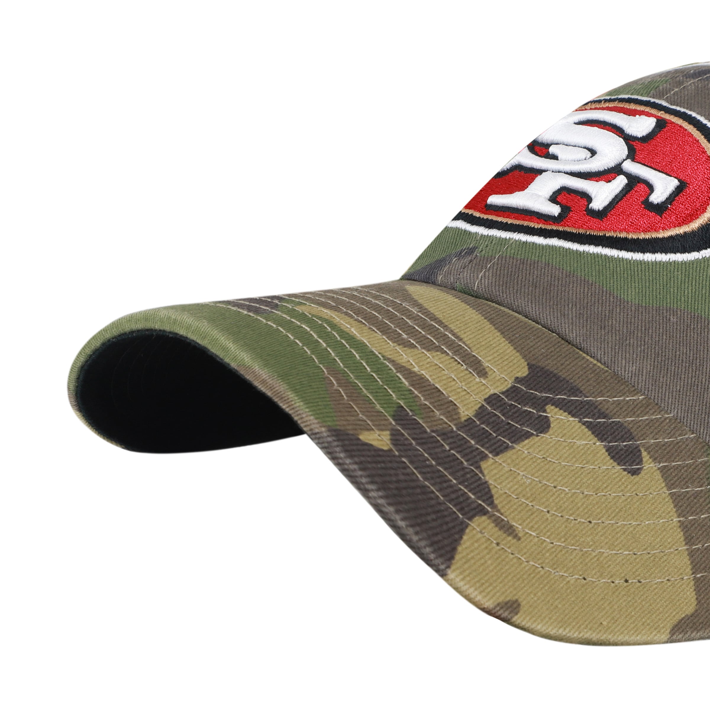 Casquette ajustable pour homme '47 Camo San Francisco 49ers Woodland Clean Up