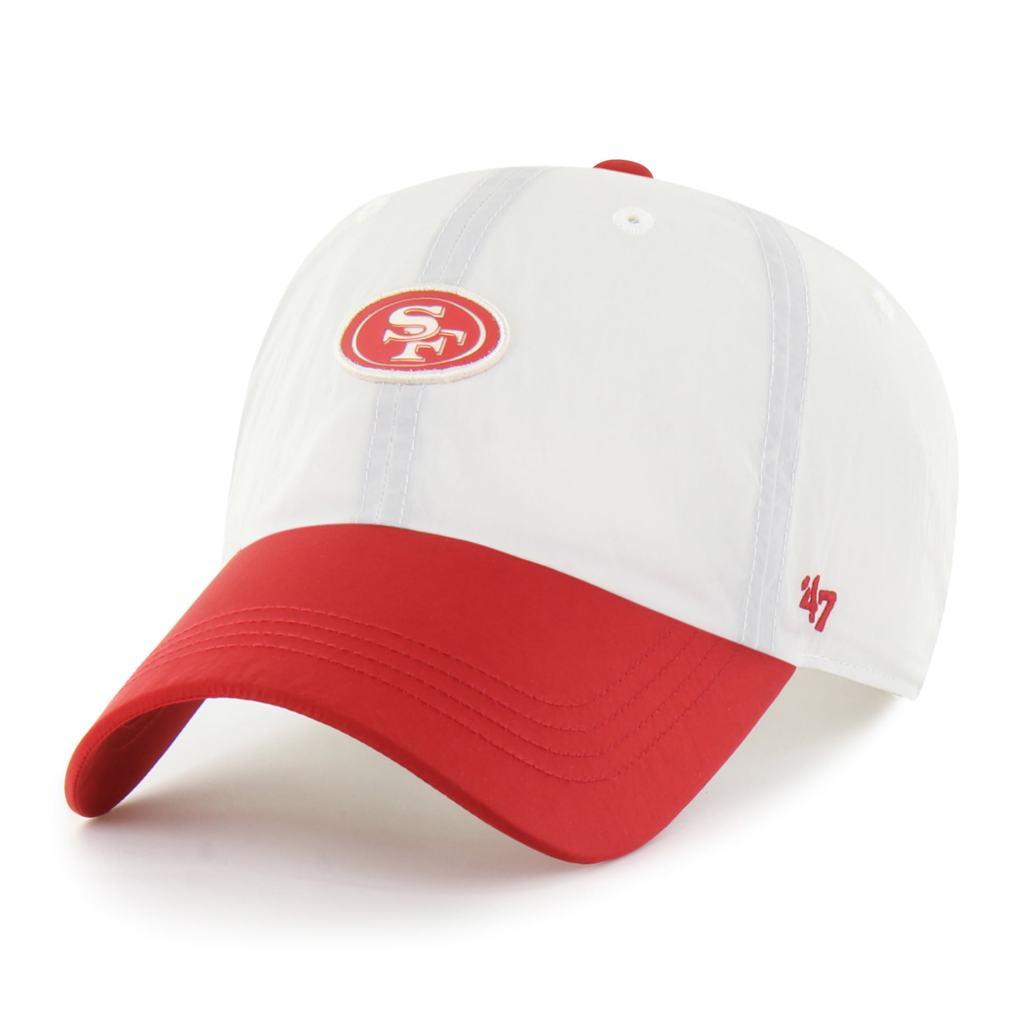 Men's '47 Cream San Francisco 49ers Modernia Clean Up Adjustable Hat