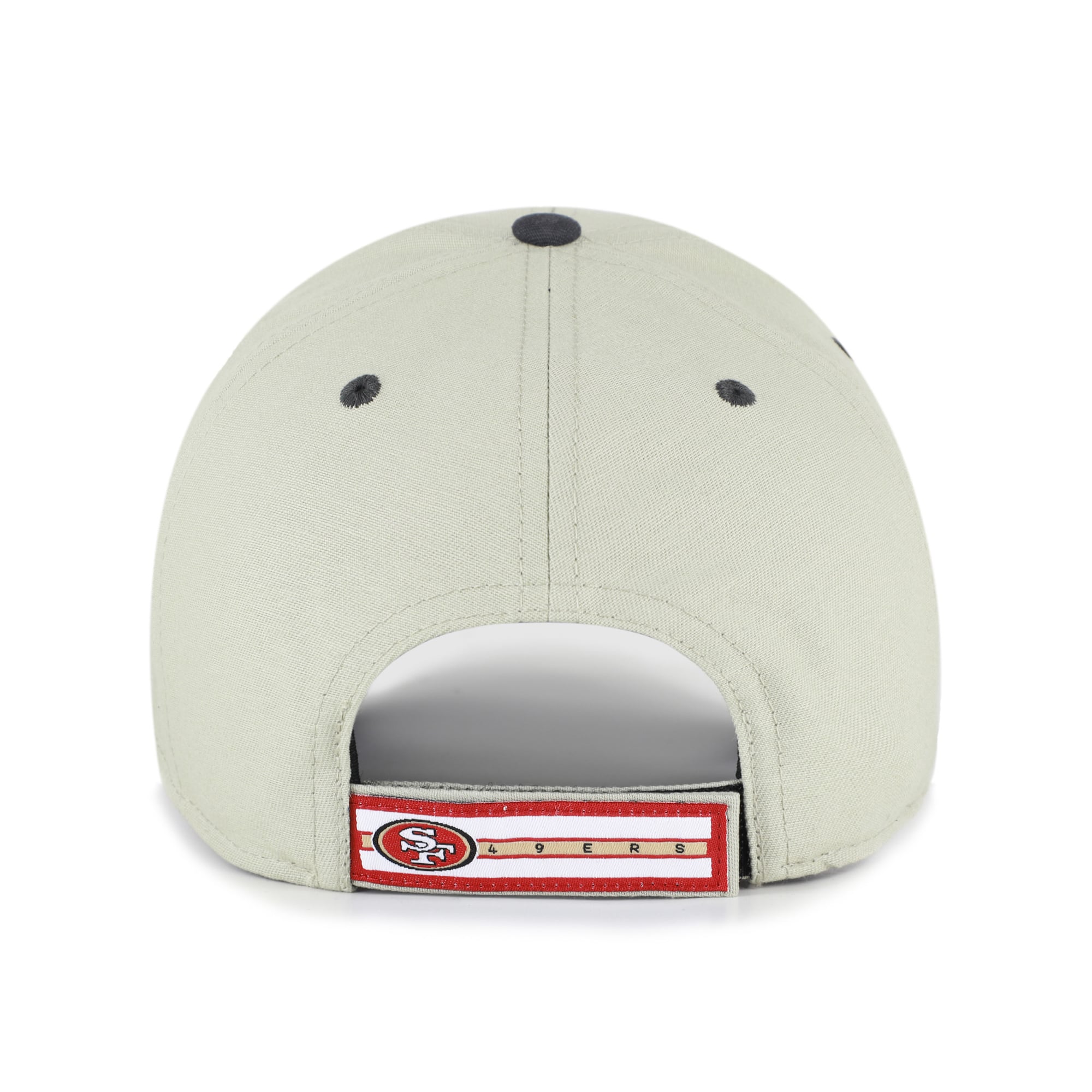Casquette ajustable pour homme « 47 » grise/noire San Francisco 49ers, inscription demi-bloc MVP