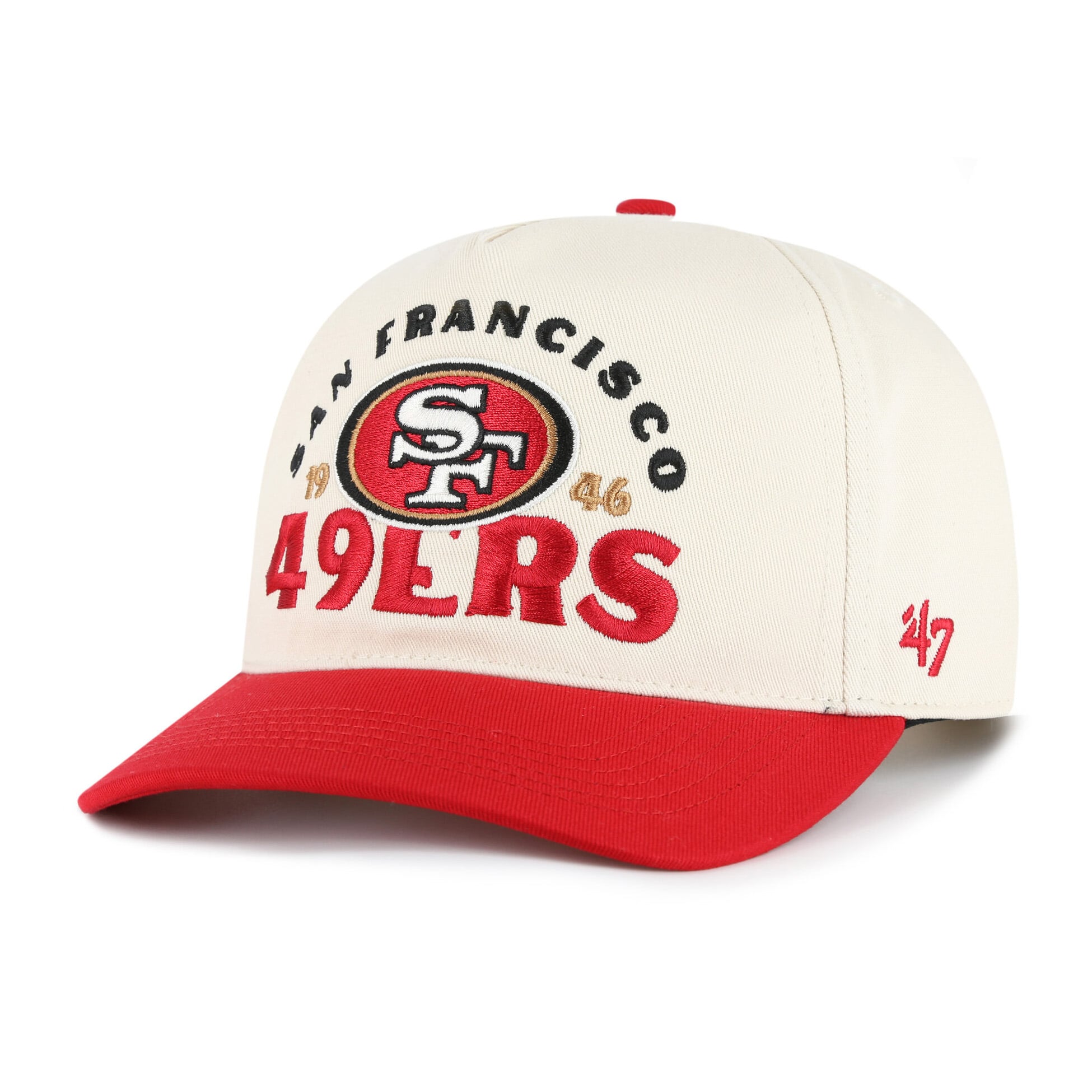 Men's '47 Natural San Francisco 49ers Arcitext Hitch Adjustable Hat