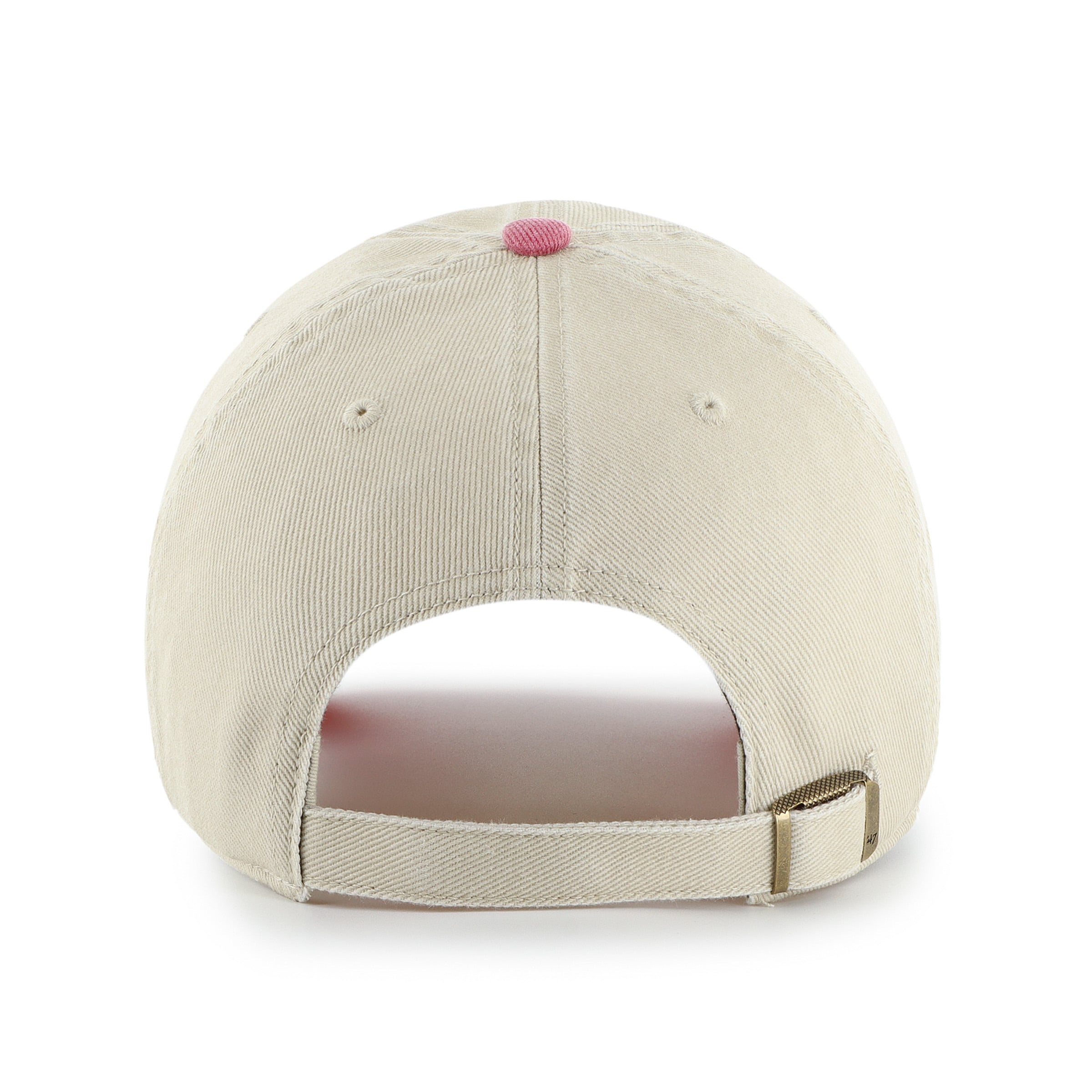Men's '47 Natural San Francisco 49ers Logo Line Clean Up Adjustable Hat
