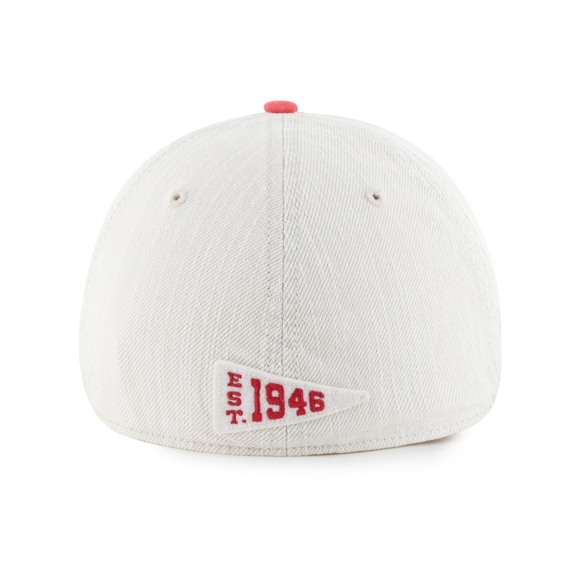 Men's '47 Natural San Francisco 49ers Throwback Groton Franchise Fitted Hat