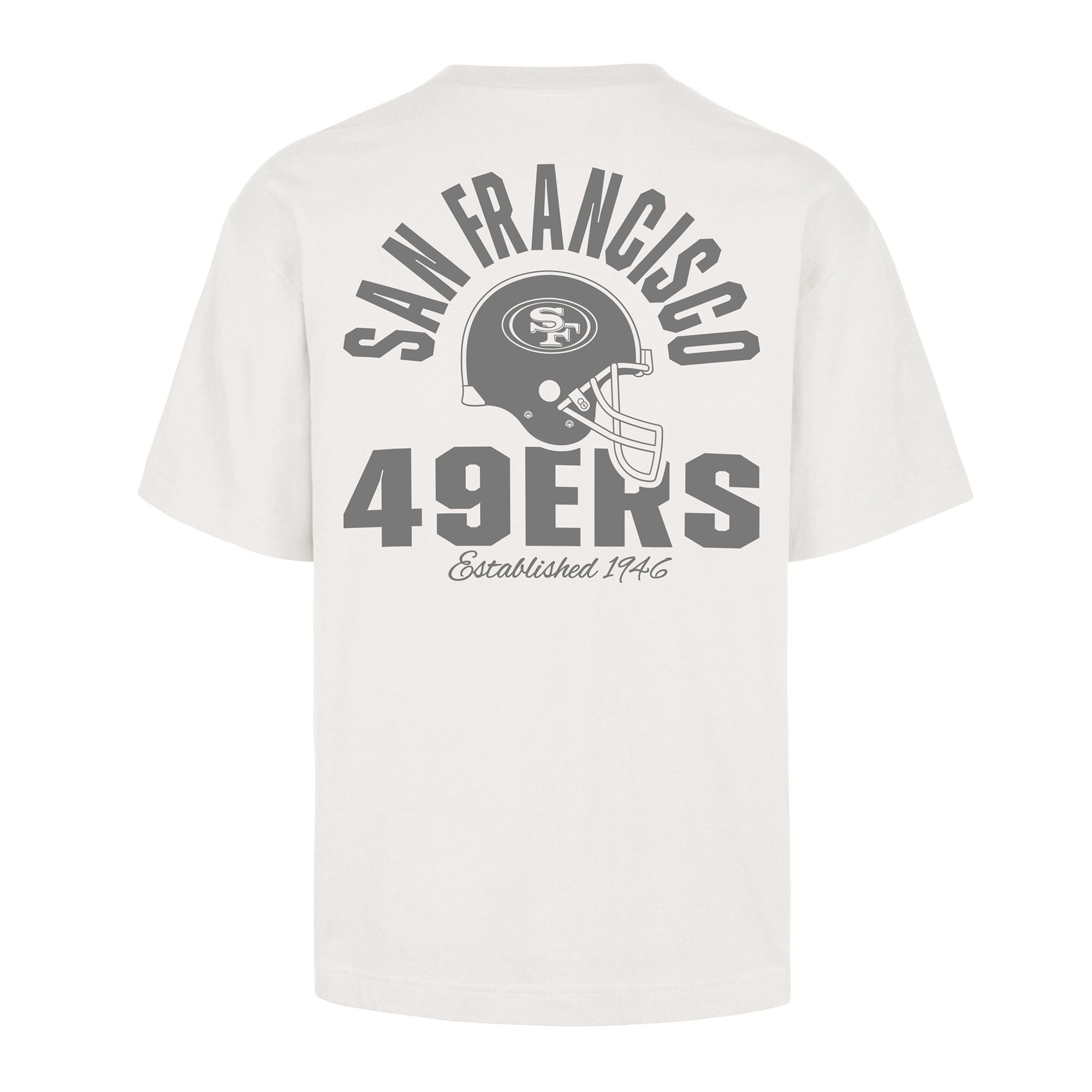 Men's '47 Off White San Francisco 49ers Photon Dust Foundation T-Shirt