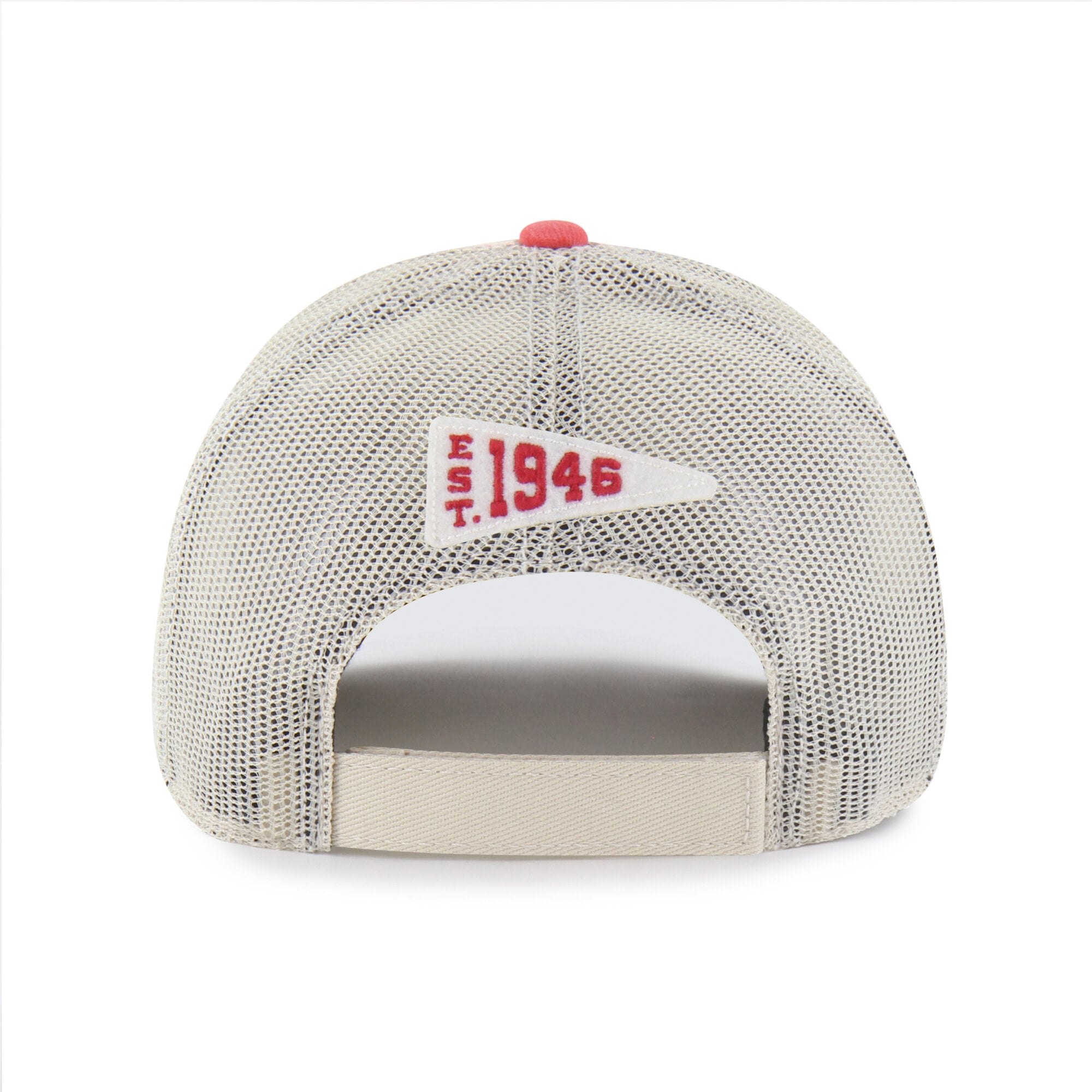 Men's '47 Red San Francisco 49ers Egremont Well-Worn Adjustable Trucker Hat