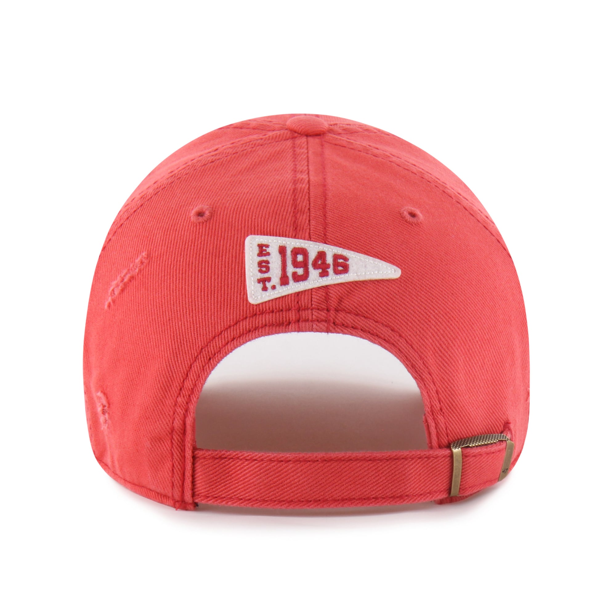 Men's '47 Red San Francisco 49ers Seymoore Clean Up Adjustable Hat