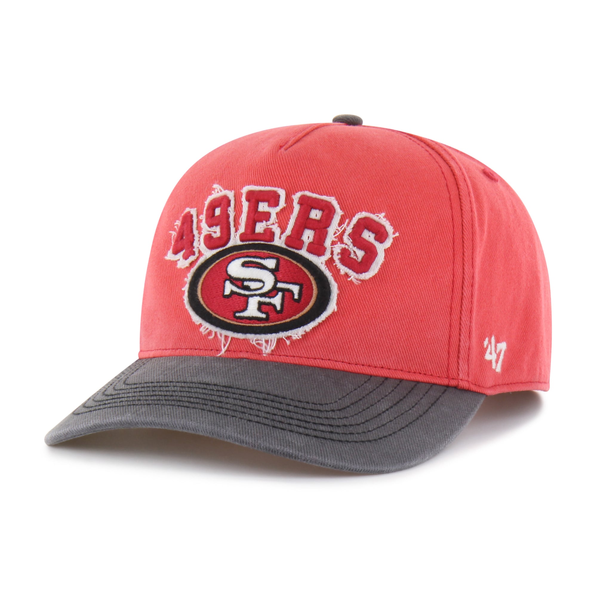 Men's '47 Scarlet San Francisco 49ers Calderwood Well Worn Hitch Adjustable Hat