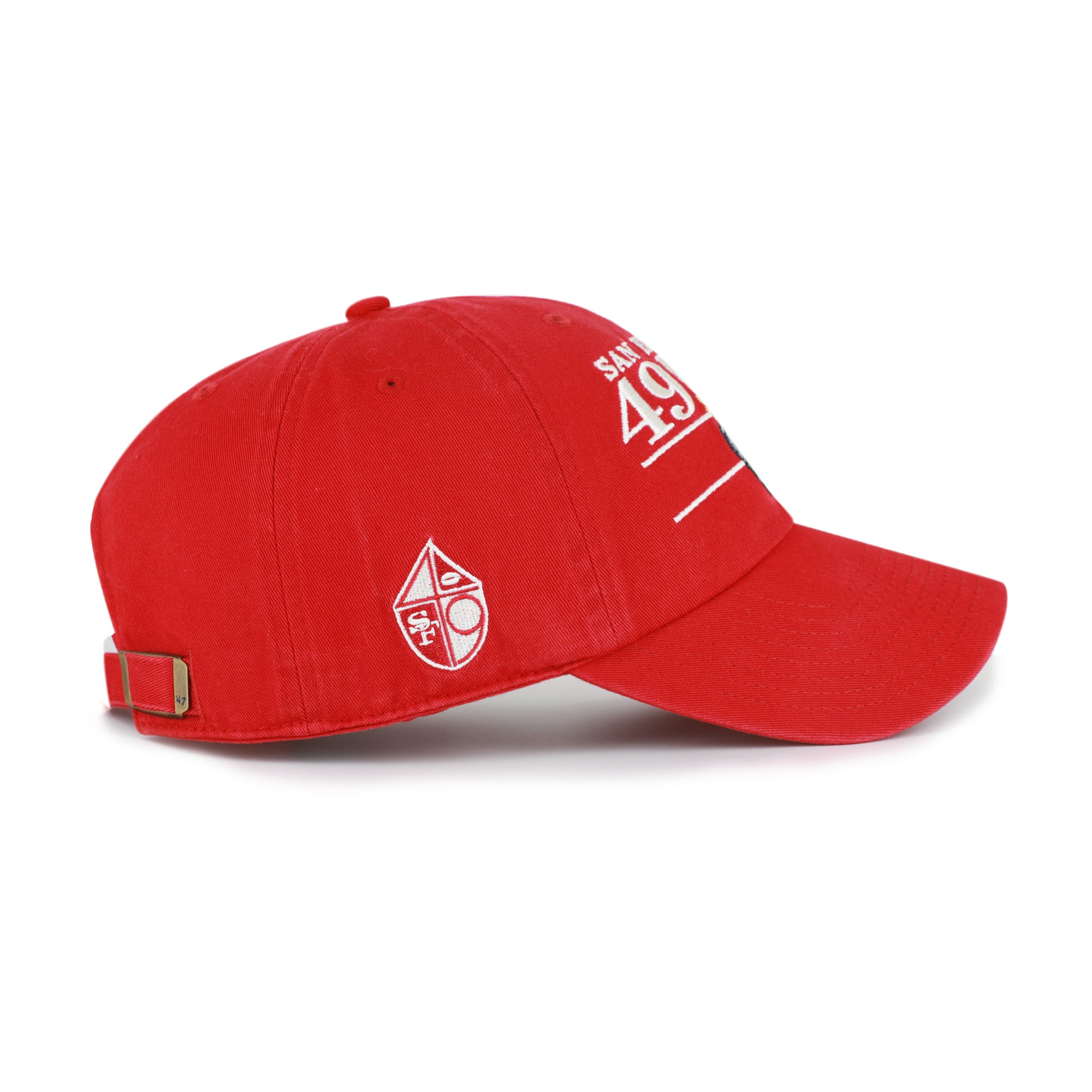 Casquette ajustable pour homme, modèle rétro '47 Scarlet des 49ers de San Francisco