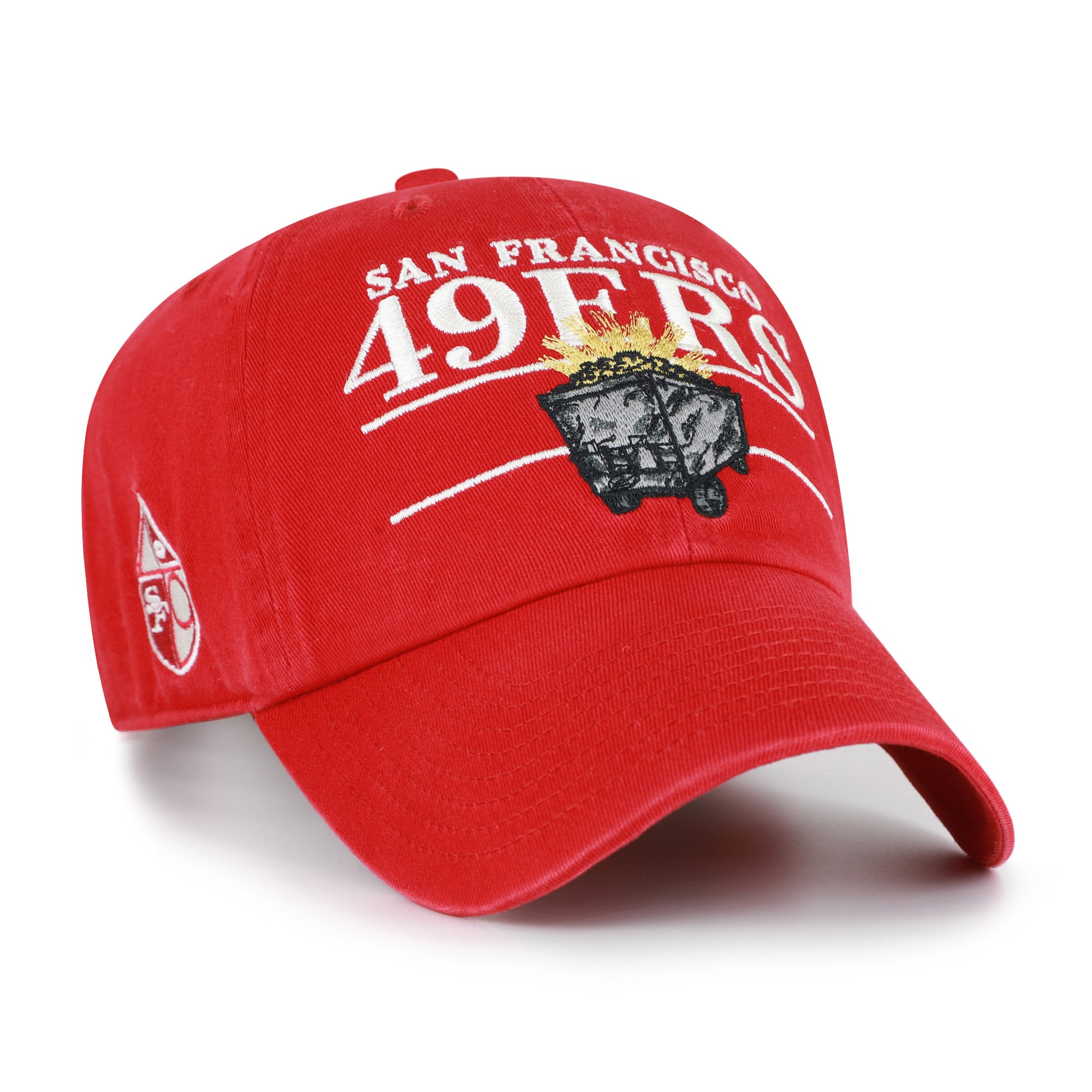 Casquette ajustable pour homme, modèle rétro '47 Scarlet des 49ers de San Francisco