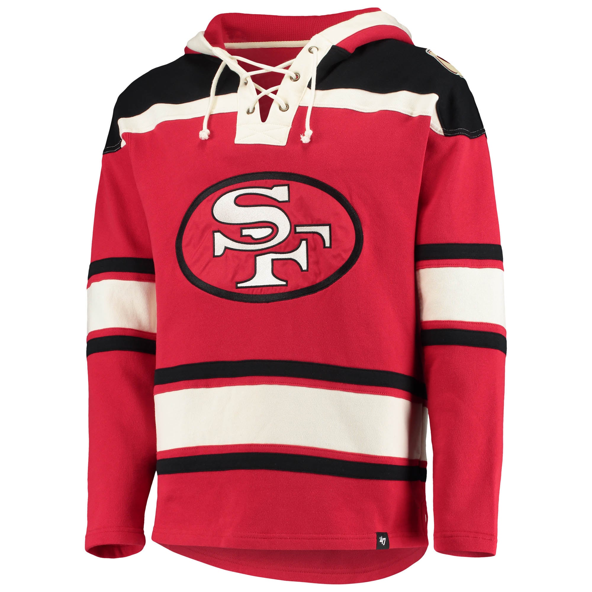 Sweat à capuche rétro '47 Scarlet San Francisco 49ers pour homme