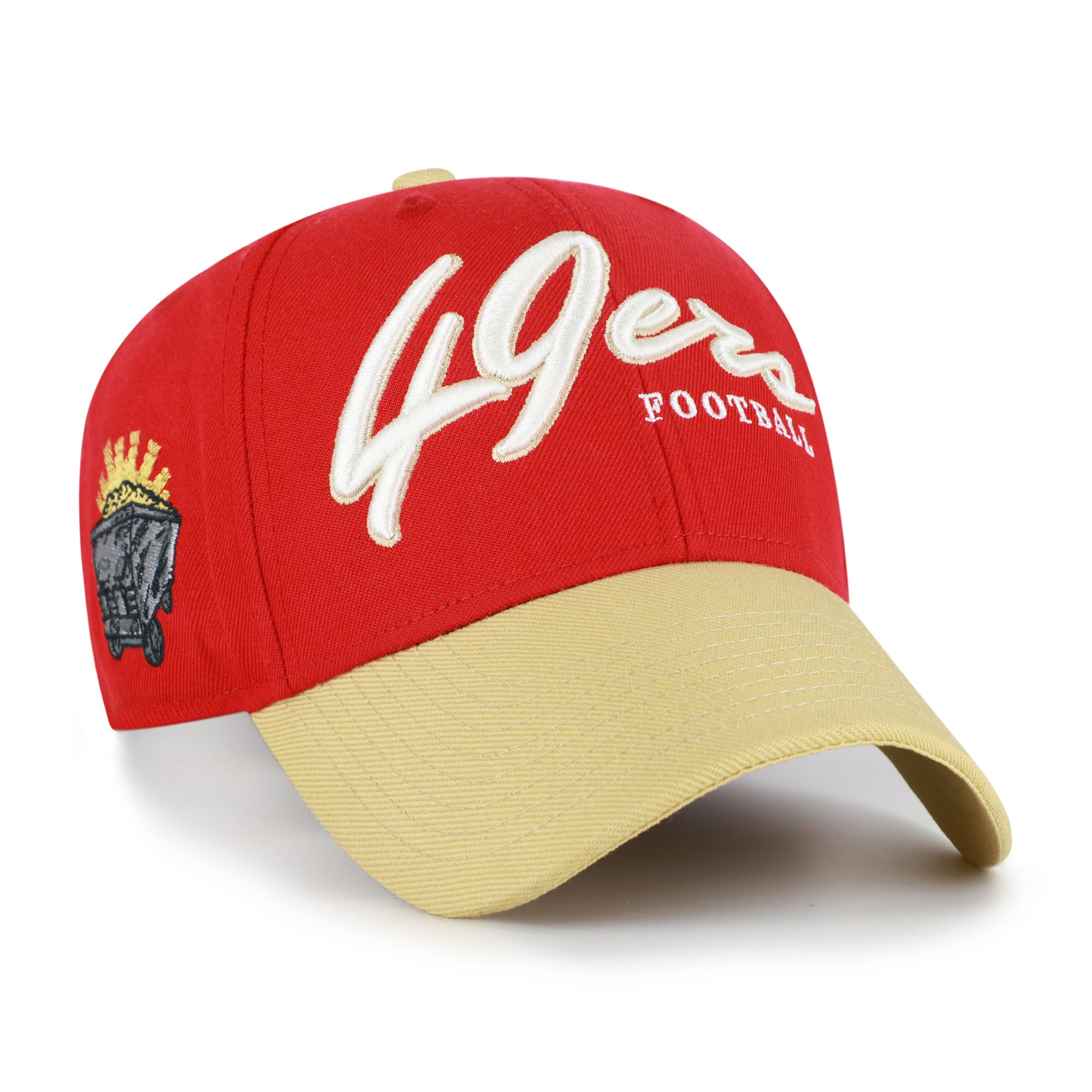 Men's '47 Scarlet San Francisco 49ers Throwback MVP Adjustable Hat