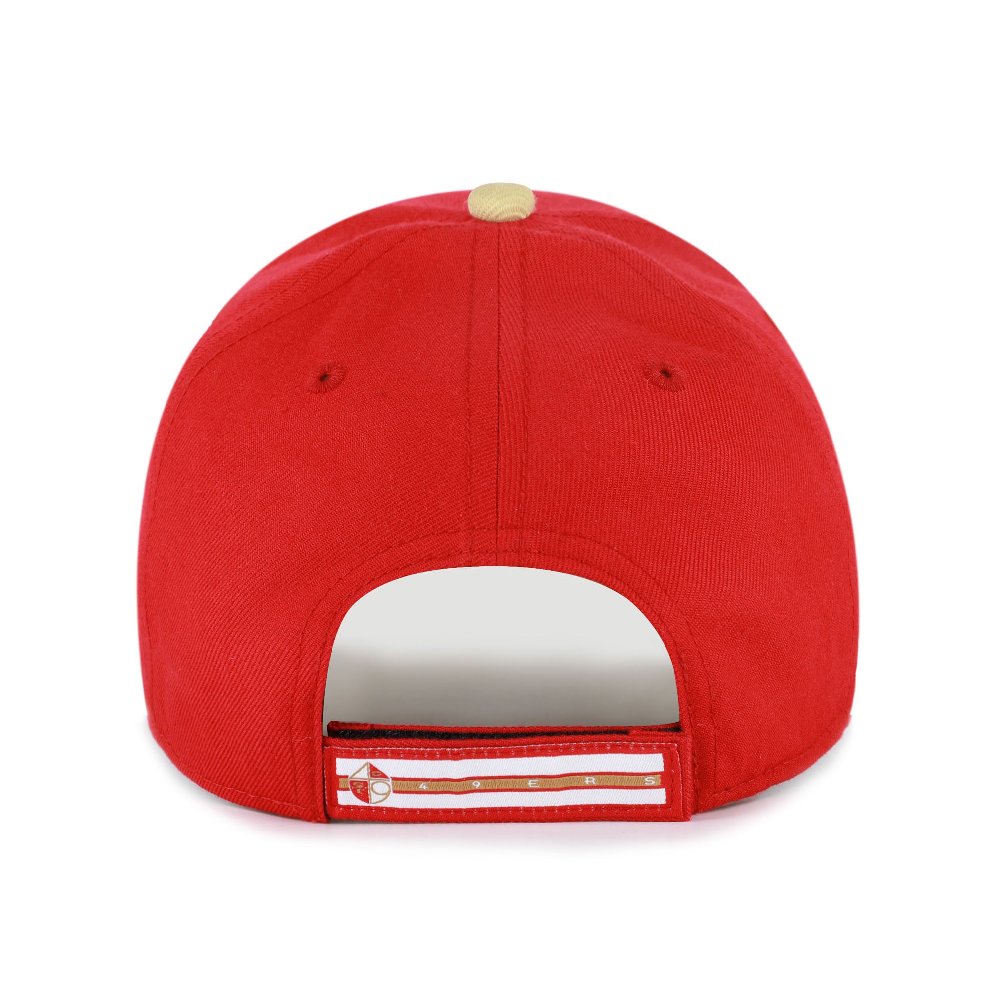Men's '47 Scarlet San Francisco 49ers Throwback MVP Adjustable Hat