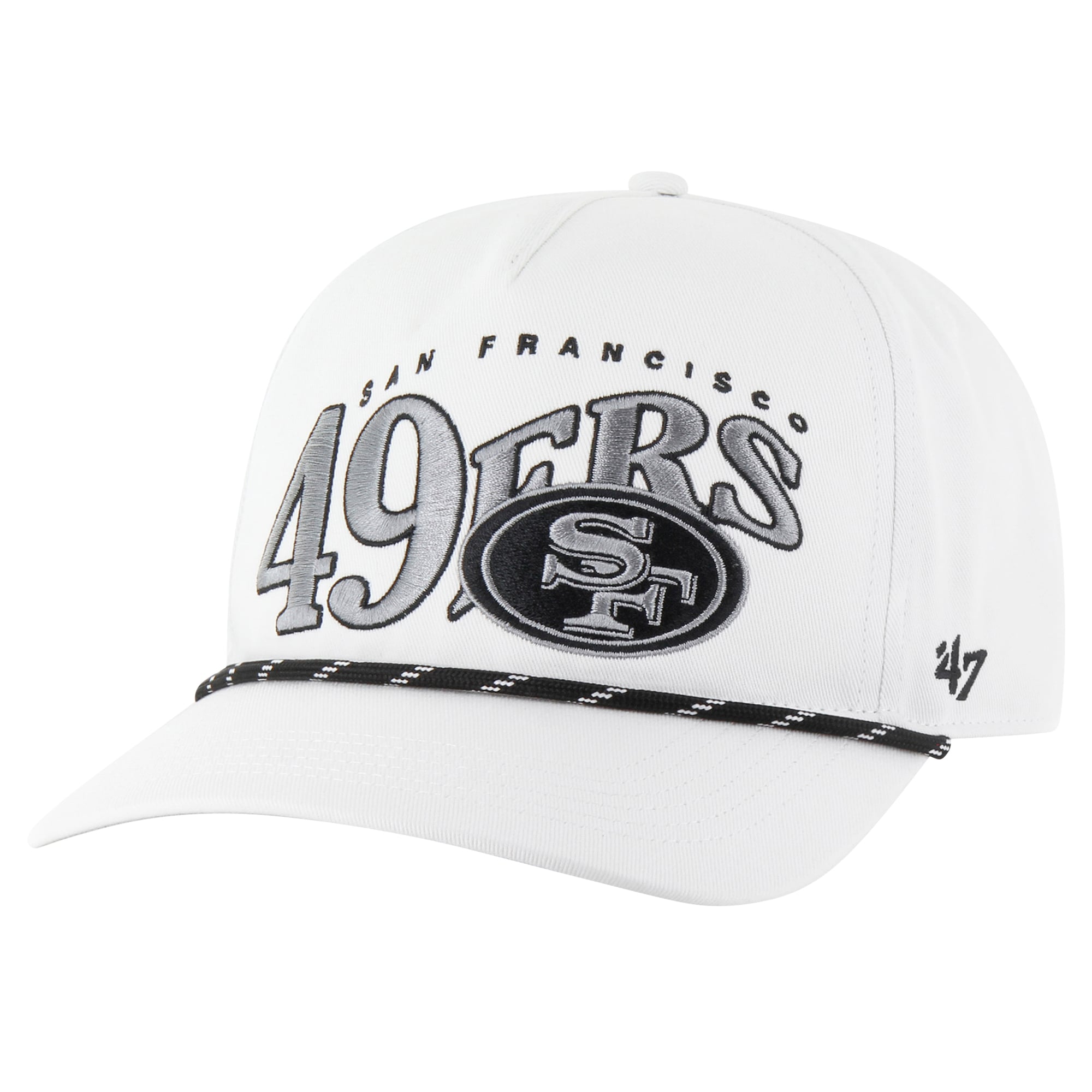 San Francisco 49ers white fedora New Era Shoe Palace Collection San Francisco 49ers 59Fifty  main image 4