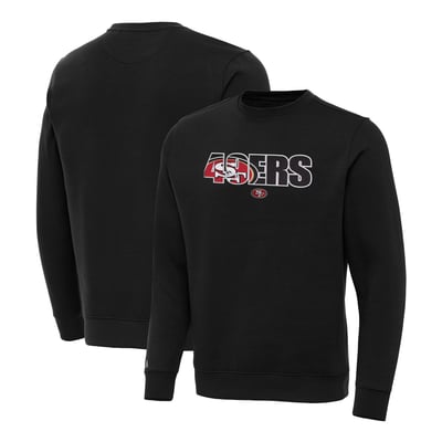 San Francisco 49ers Antigua Impact Victory Sweatshirt - Black
