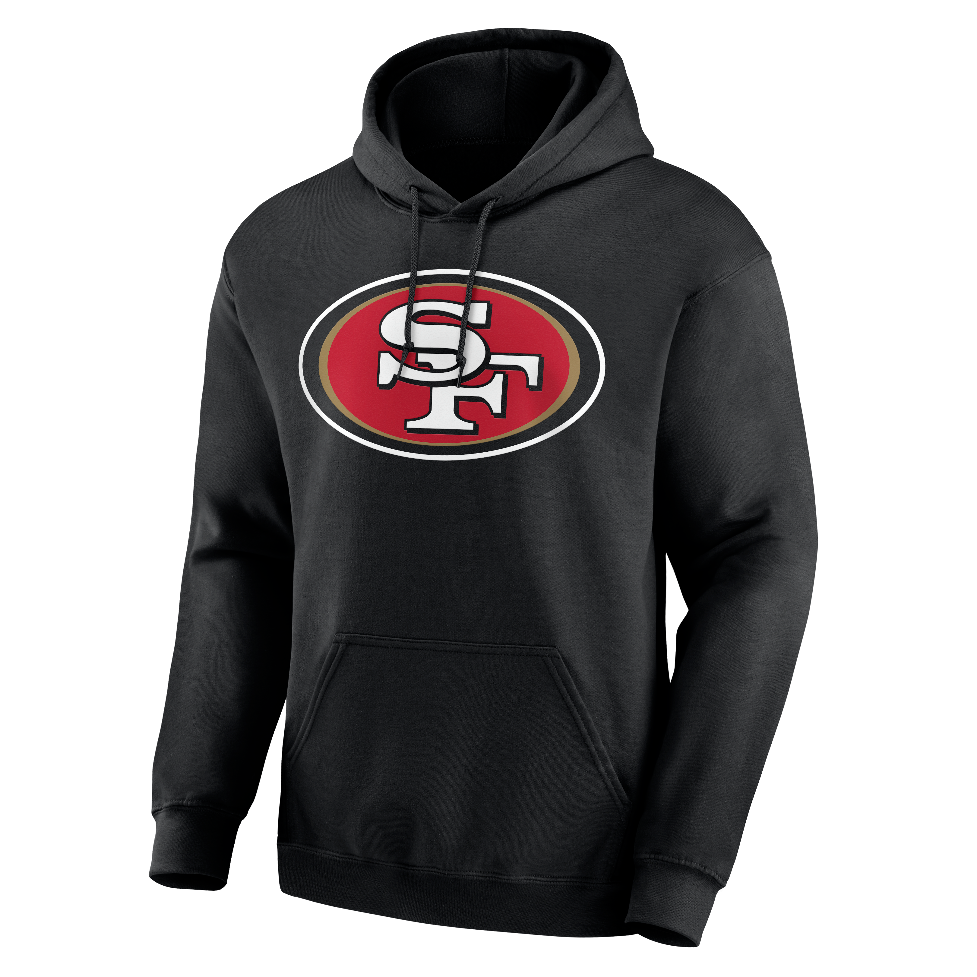 Men's Black San Francisco 49ers Team Authentic Personalized Name & Number Hoodie