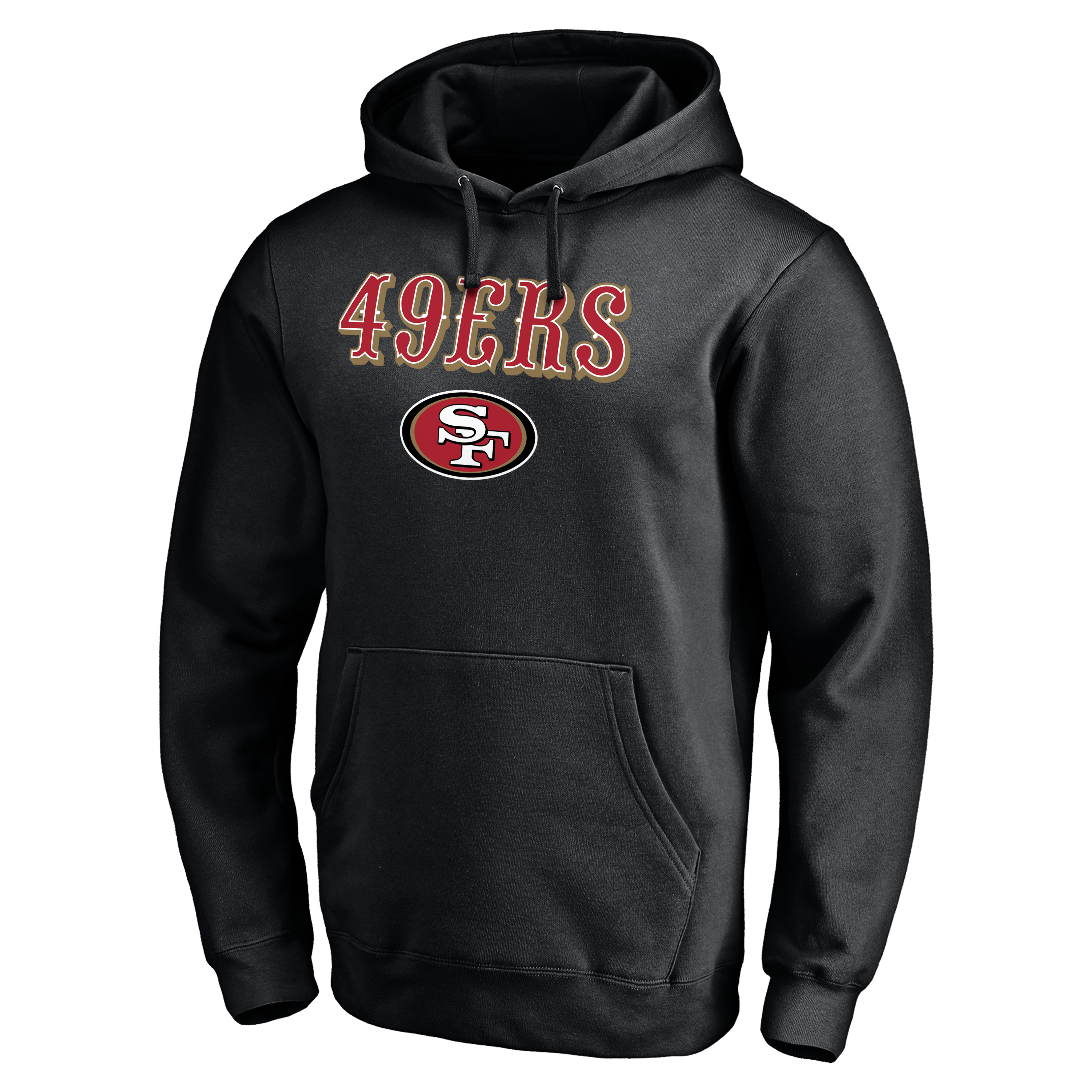 Men's Black San Francisco 49ers Team Lockup Hoodie