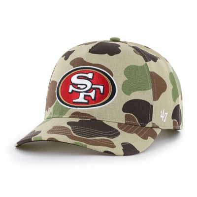 San Francisco 49ers Carhartt x '47 Hitch Adjustable Hat - Duck Camo