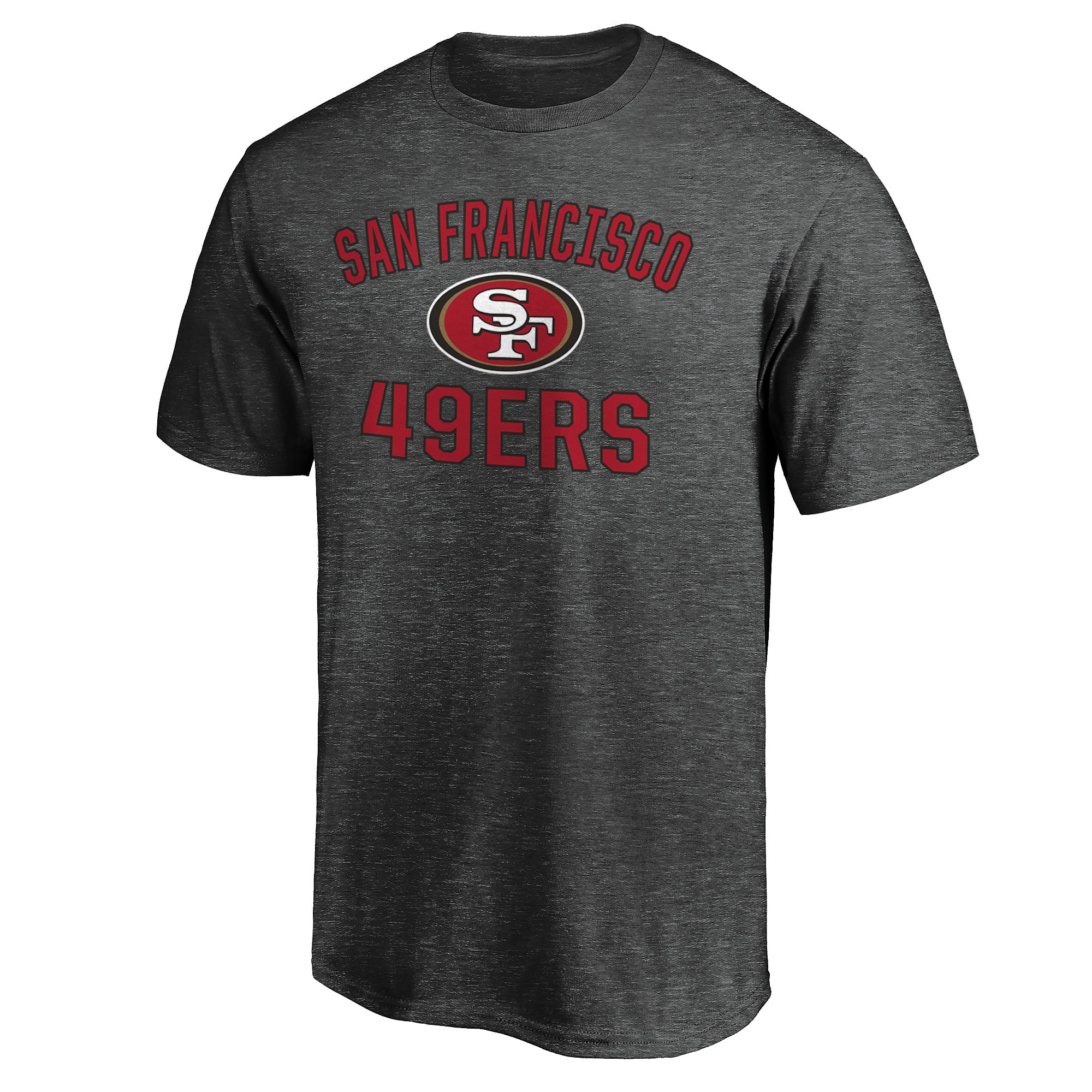 Men's  Charcoal San Francisco 49ers Victory Arch T-Shirt