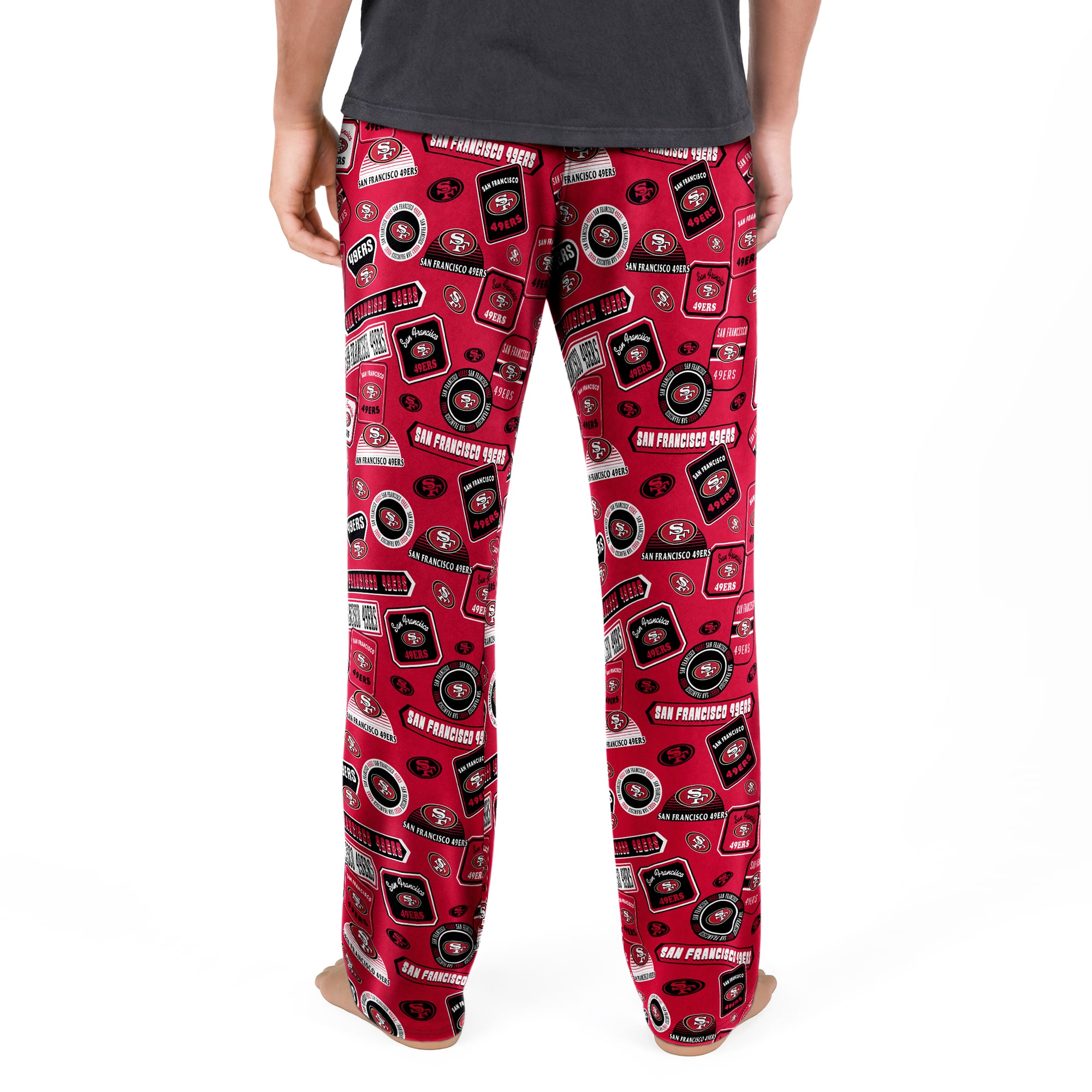Men's Concepts Sport Scarlet San Francisco 49ers Grady Sleep Pants