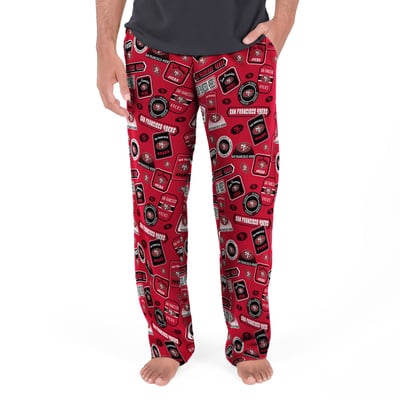 San Francisco 49ers Concepts Sport Grady Sleep Pants - Scarlet
