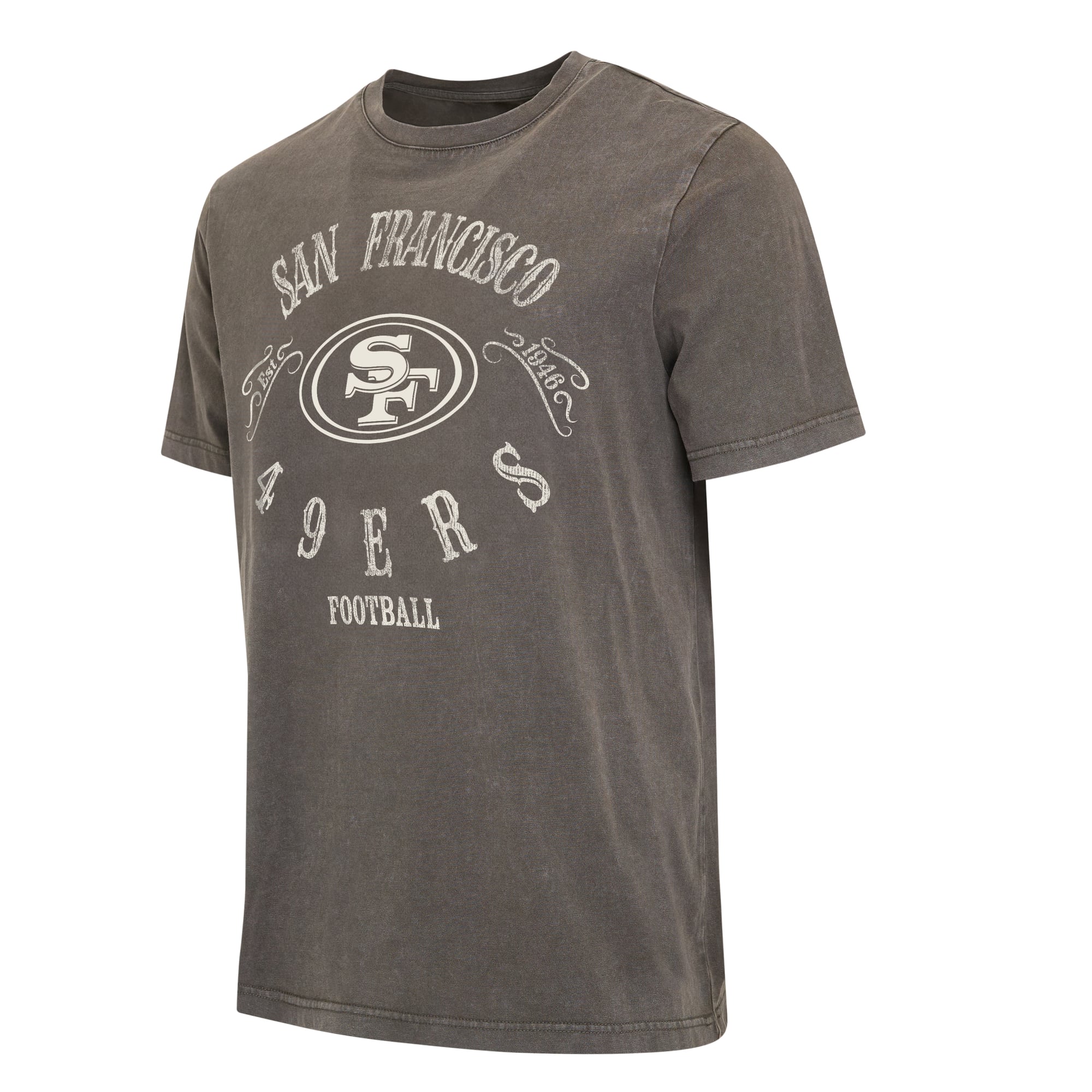 Men's Darius Rucker Collection by Fanatics Charcoal San Francisco 49ers Washed T-Shirt