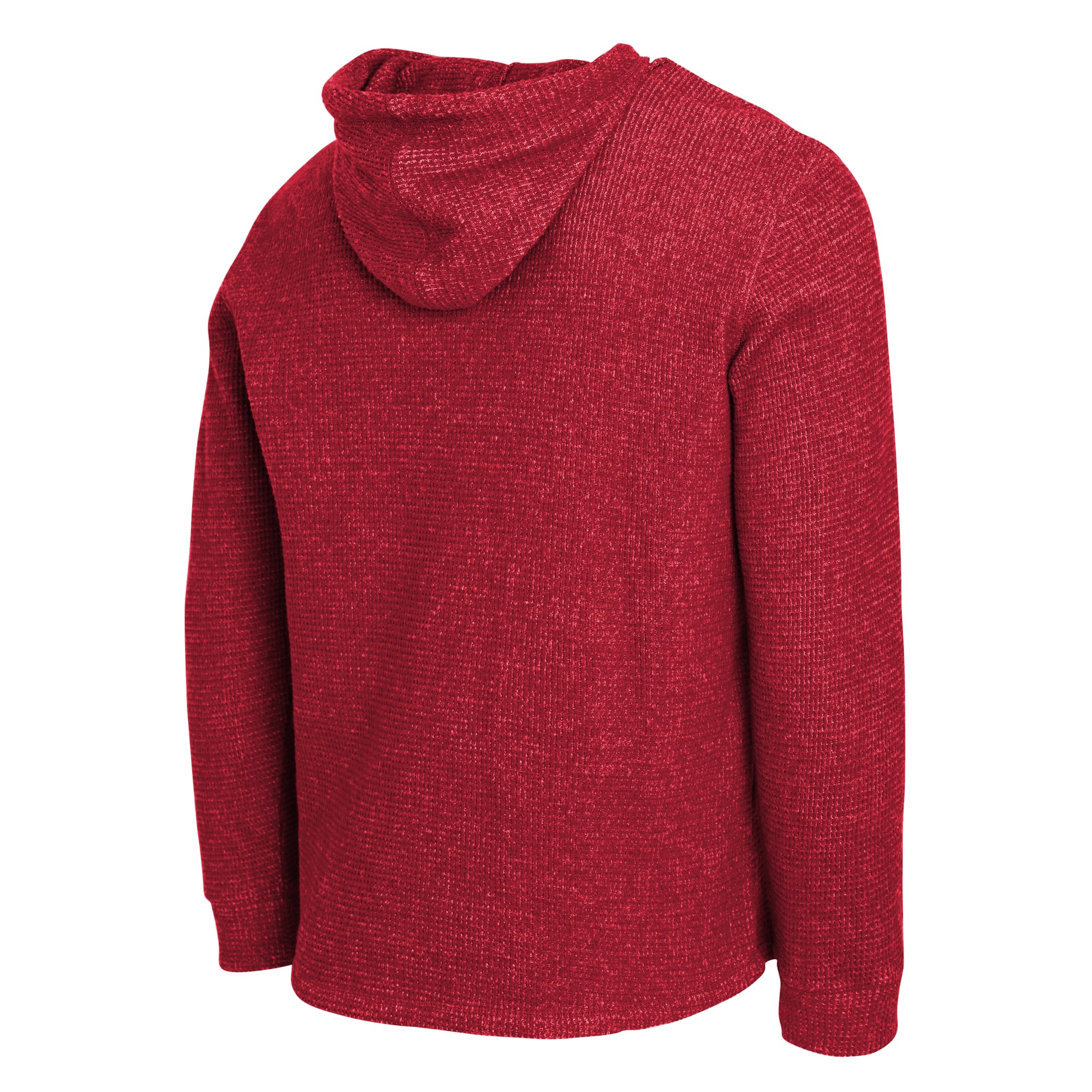 Collection Darius Rucker pour homme par Fanatics Scarlet San Francisco 49ers T-shirt à manches longues en maille gaufrée et mélange de trois matières