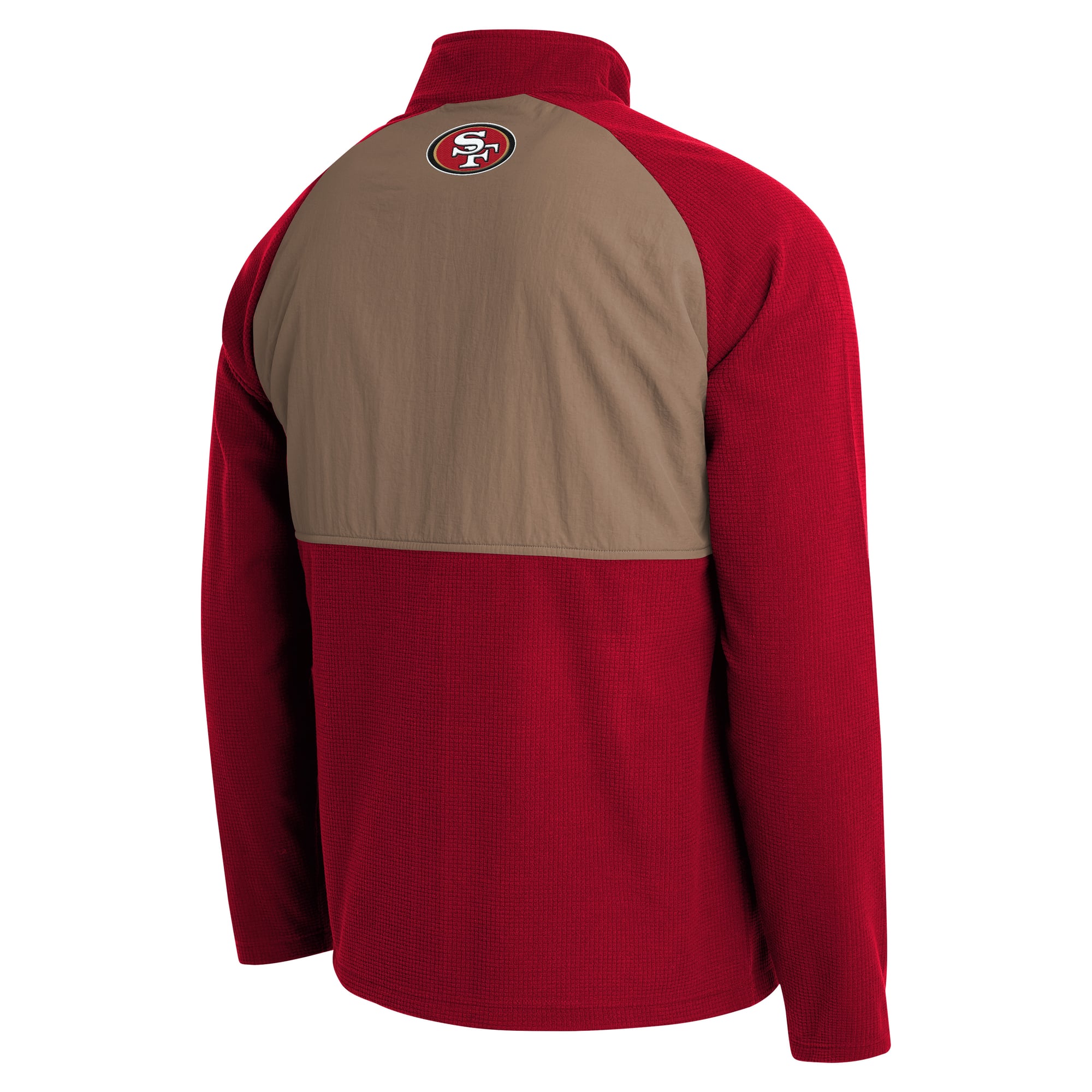 Men's Darius Rucker Collection by Fanatics  Scarlet/Tan San Francisco 49ers Full-Zip Raglan Jacket