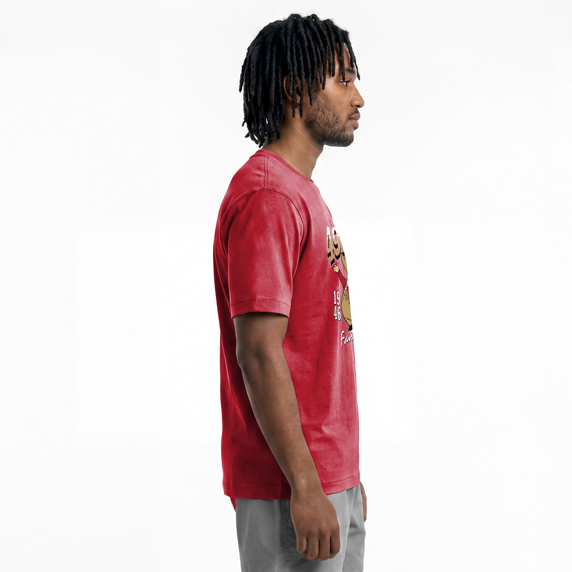 T-shirt homme Disney x Champion Scarlet San Francisco 49ers Stinky Pete All-Star