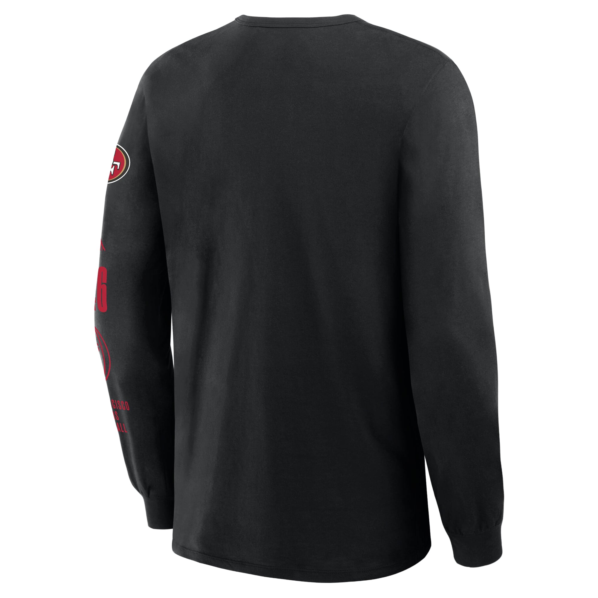 Men's Fanatics Black San Francisco 49ers Big & Tall Checkdown Pass T-Shirt