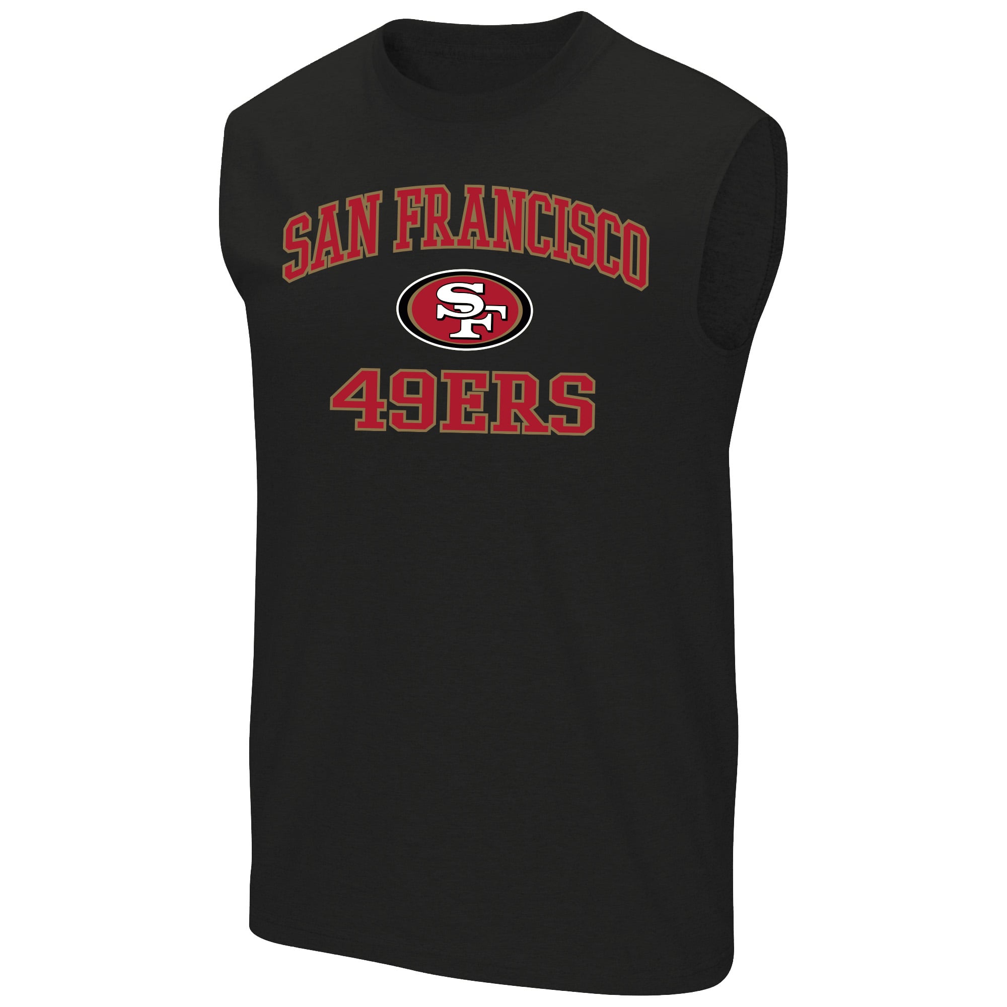 Men's Fanatics Black San Francisco 49ers Big & Tall Hart Soul Muscle Tank Top