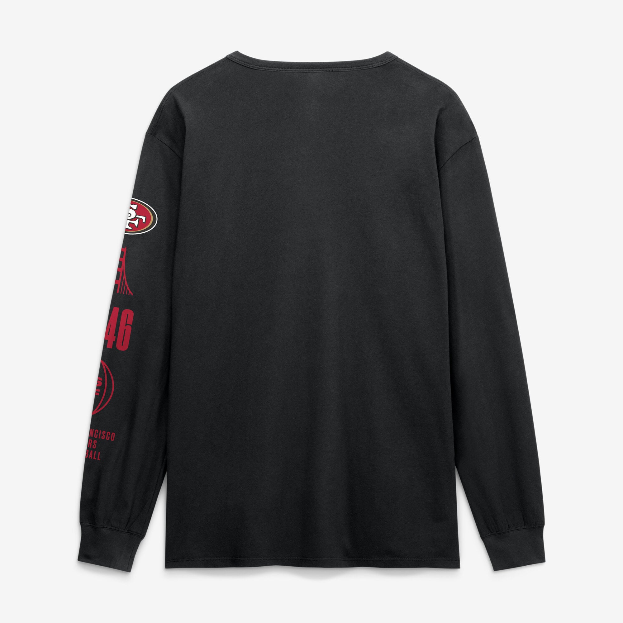 T-shirt à manches longues Fanatics noir San Francisco 49ers Legacy pour homme