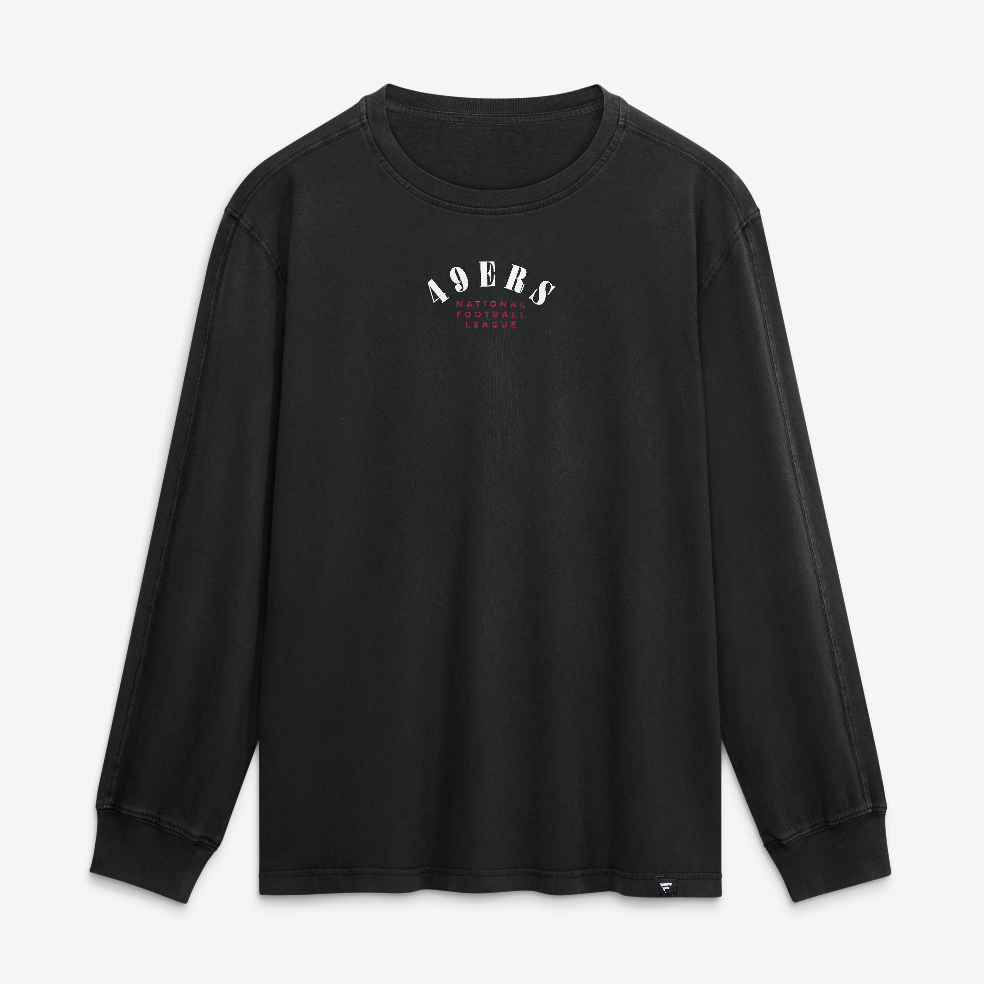 Men's Fanatics Black San Francisco 49ers Relaxed Fullback Drive Long Sleeve Fashion Top