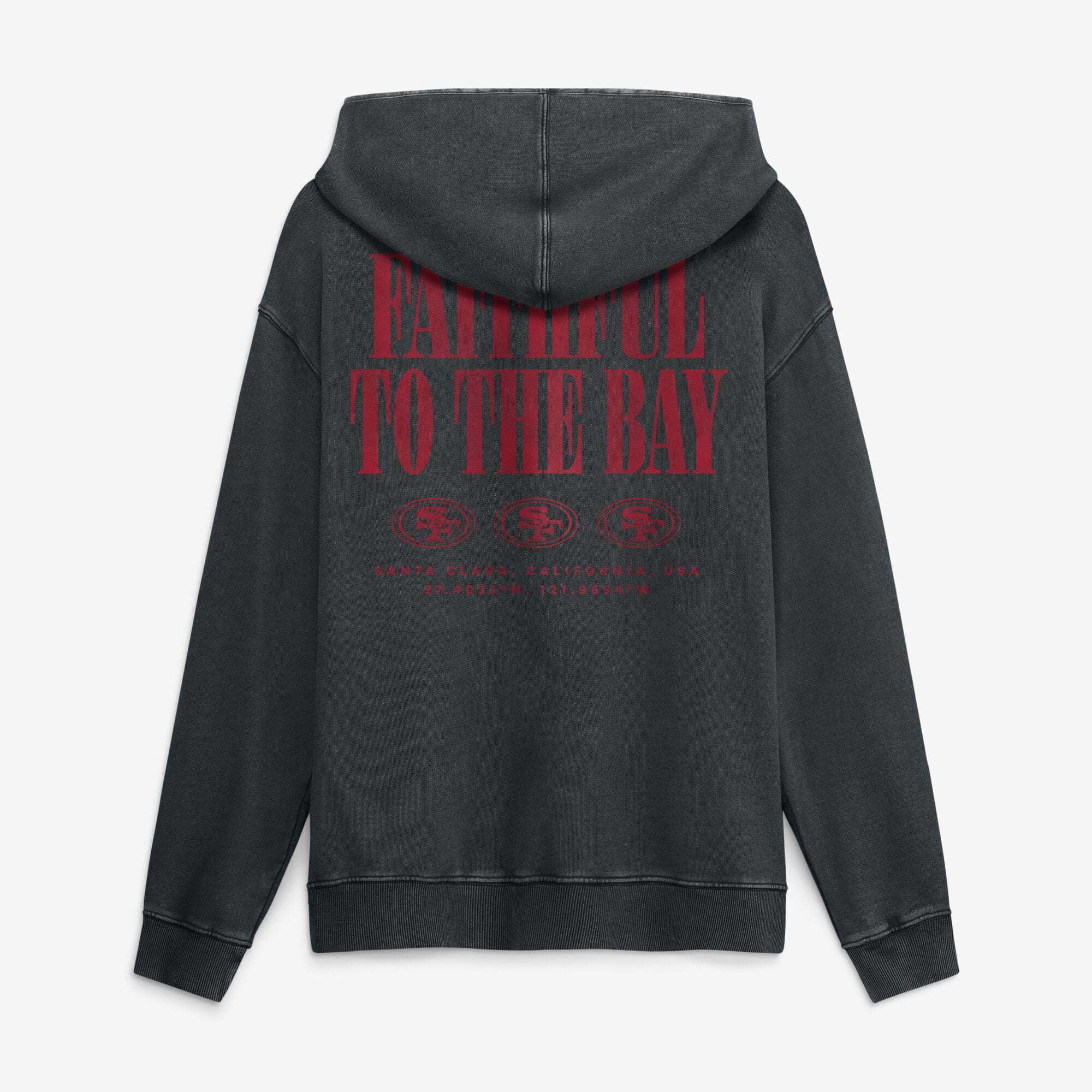 Men's Fanatics Black San Francisco 49ers Relaxed Intense Rivalry French Terry Hoodie