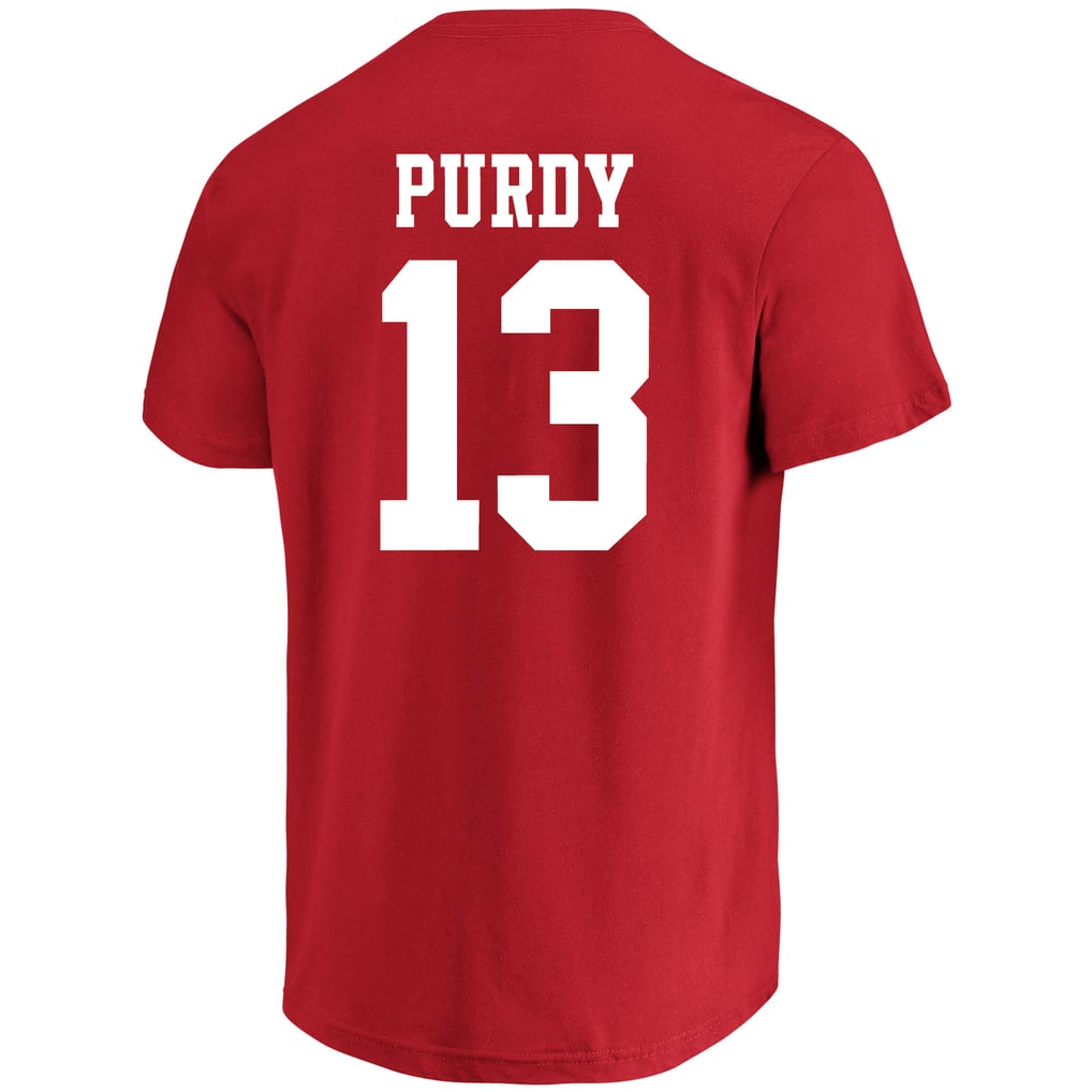 Men's Fanatics Brock Purdy Scarlet San Francisco 49ers Big & Tall Name ...