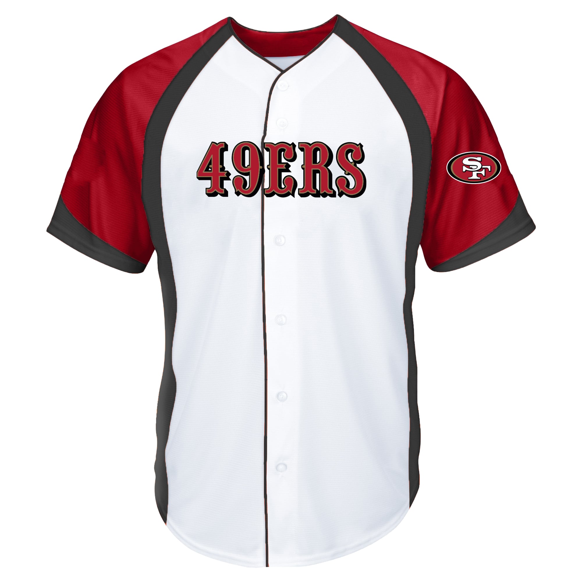 Men's Fanatics Fred Warner White San Francisco 49ers Big & Tall Button-Up Baseball Jersey Top
