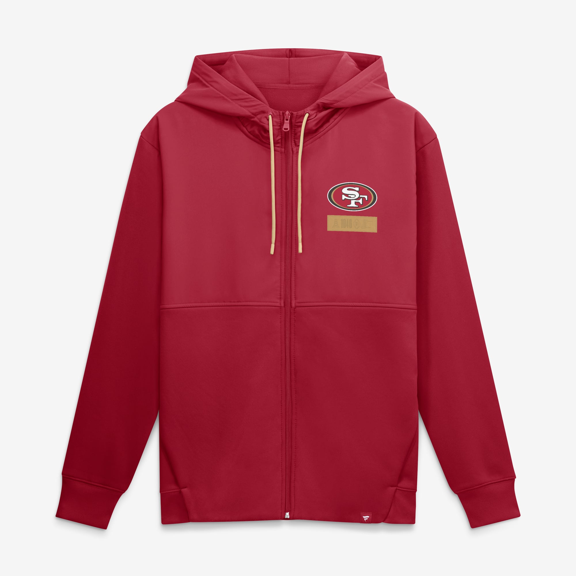 Sweat à capuche zippé Fanatics Scarlet San Francisco 49ers pour homme