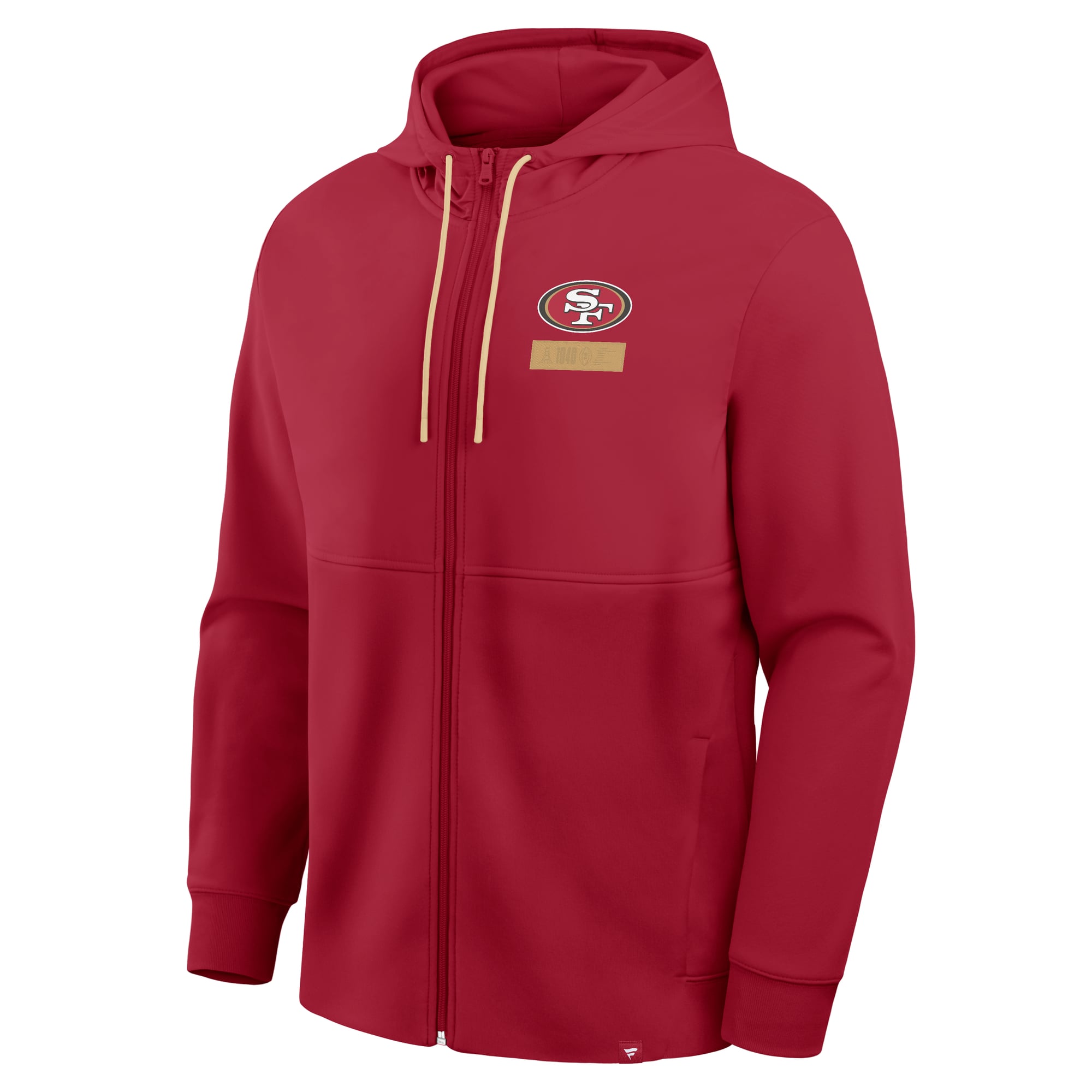Sweat à capuche zippé Fanatics Scarlet San Francisco 49ers pour homme