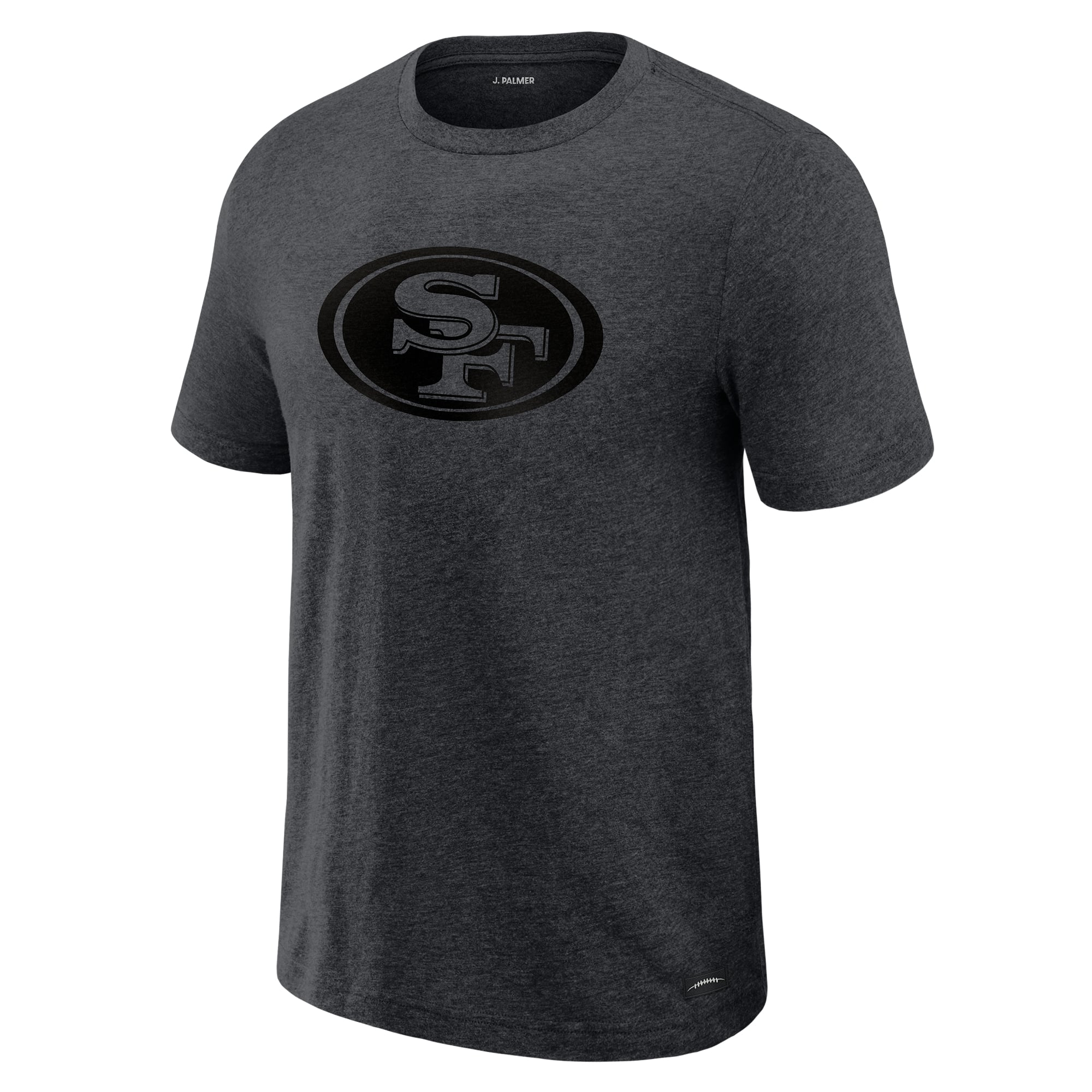 Men's J. Palmer Graphite San Francisco 49ers Players Lounge Tri-Blend T-Shirt
