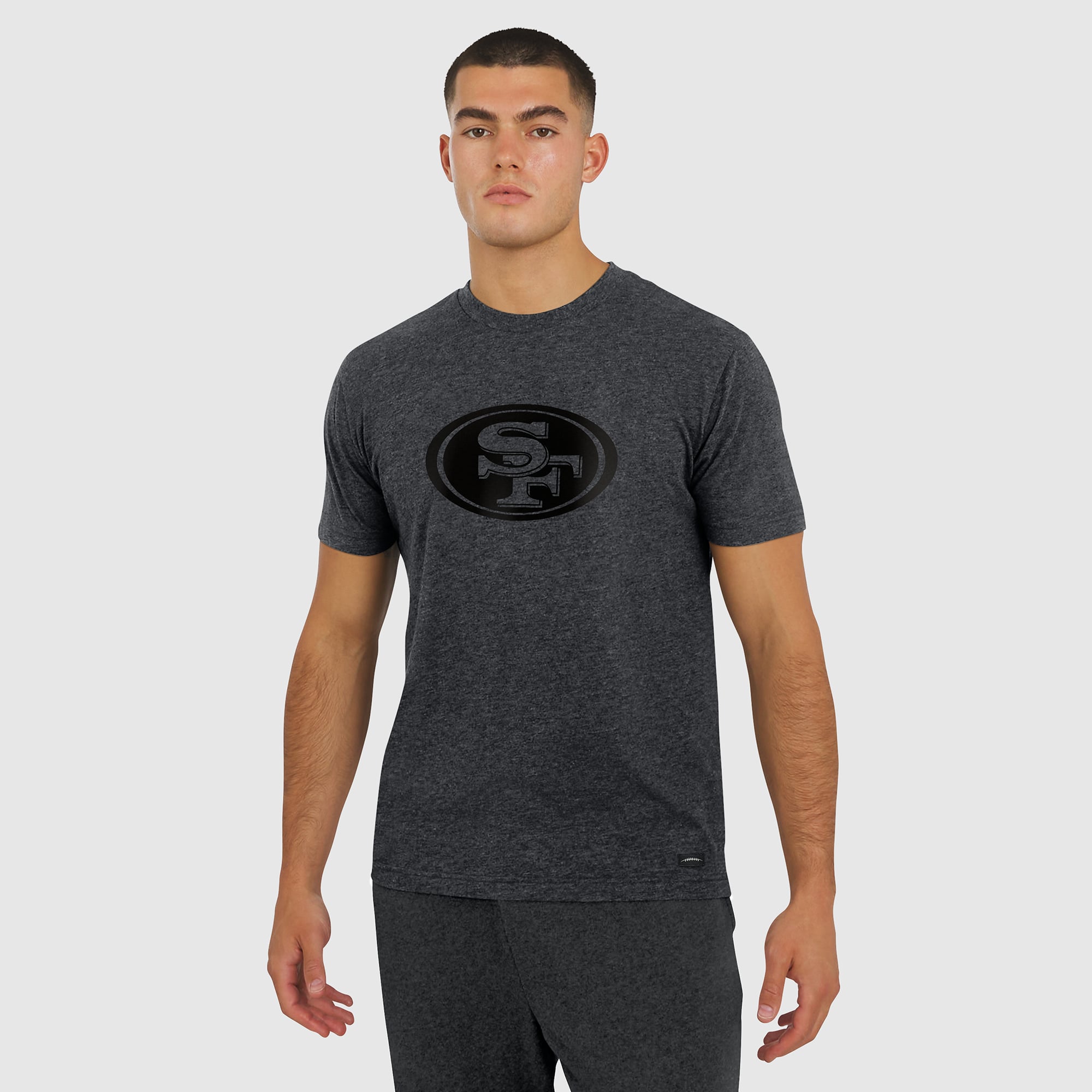 Men's J. Palmer Graphite San Francisco 49ers Players Lounge Tri-Blend T-Shirt