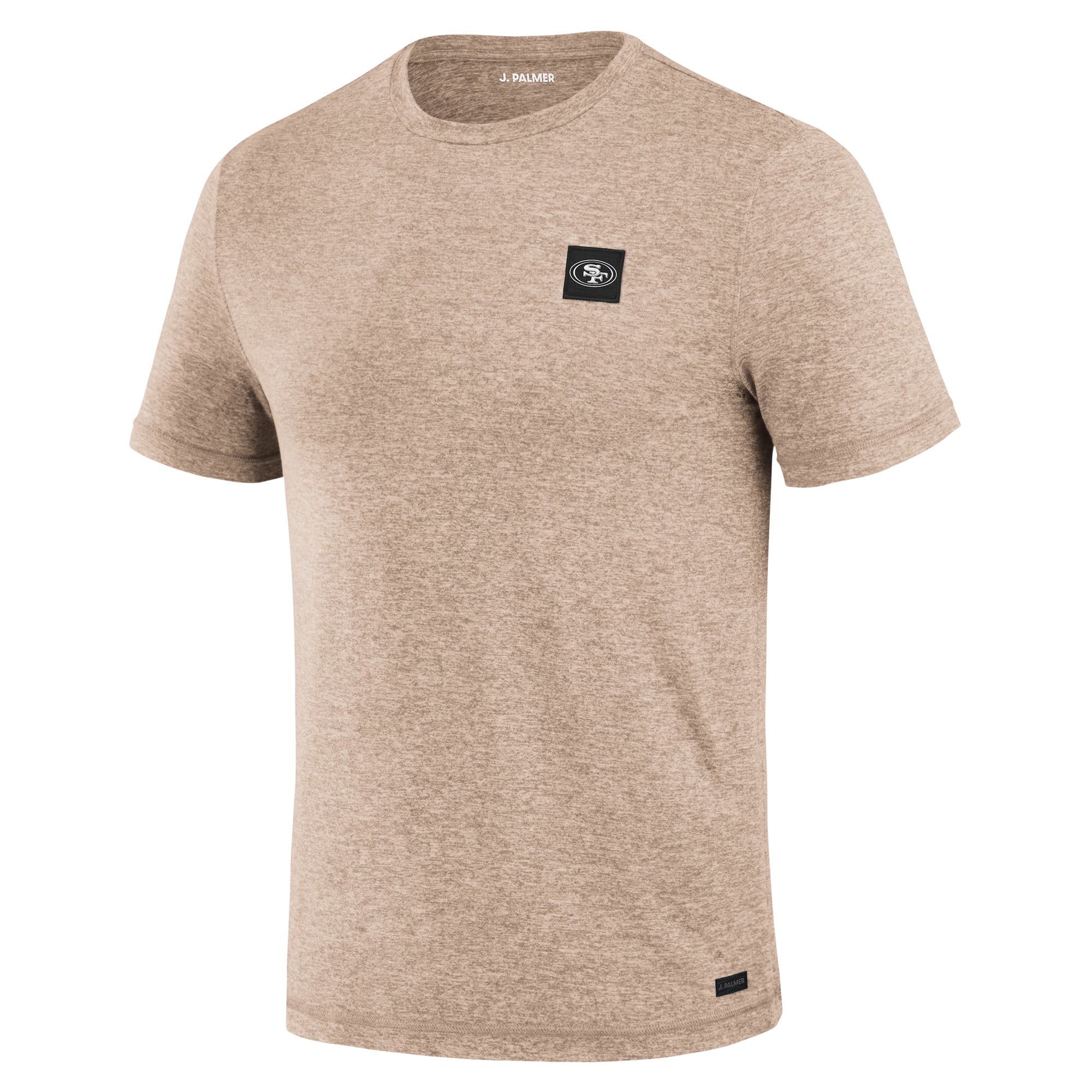 T-shirt à quatre points J. Palmer Tan pour homme des 49ers de San Francisco
