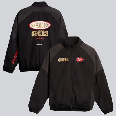 San Francisco 49ers lululemon Nylon Oversized Track Jacket - Black