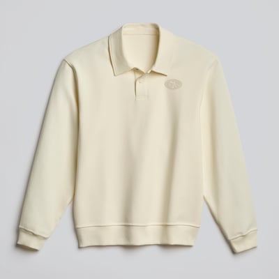  San Francisco 49ers lululemon Grand Standard Long Sleeve Polo - Coconut Ivory