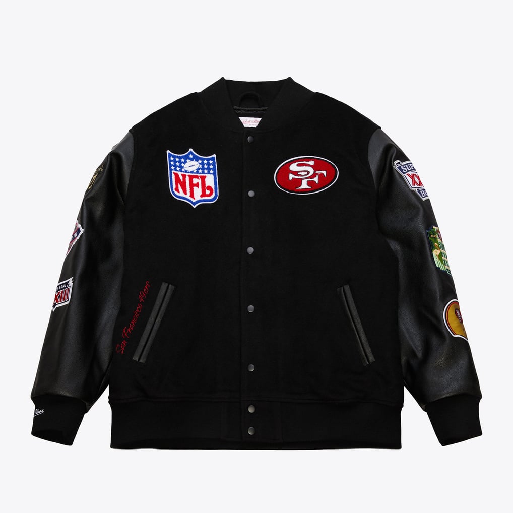 メンズ ミッチェル&ネス ブラック サンフランシスコ 49ers ブラック
