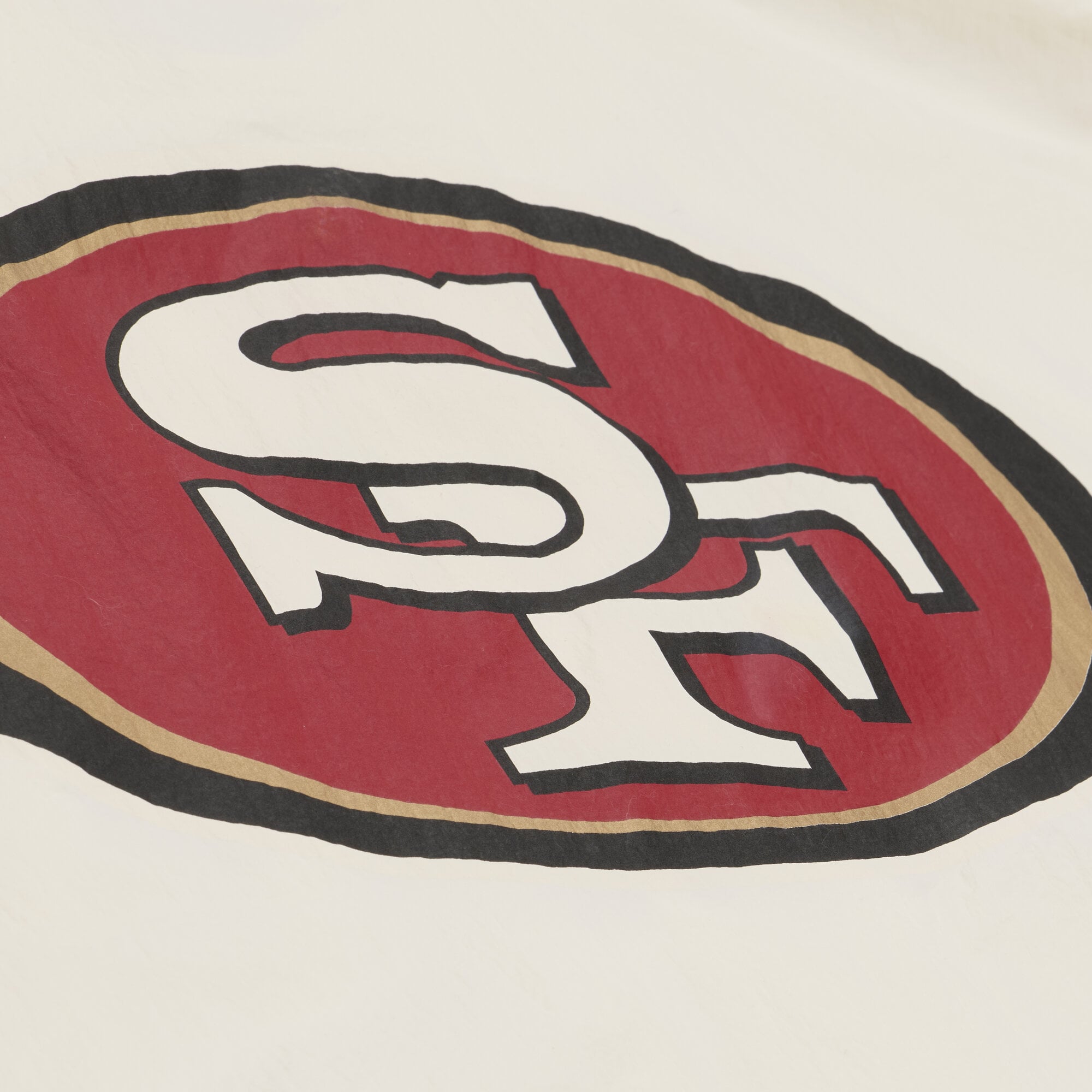 Men's Mitchell & Ness Cream San Francisco 49ers Retro Roots Coaches Jacket